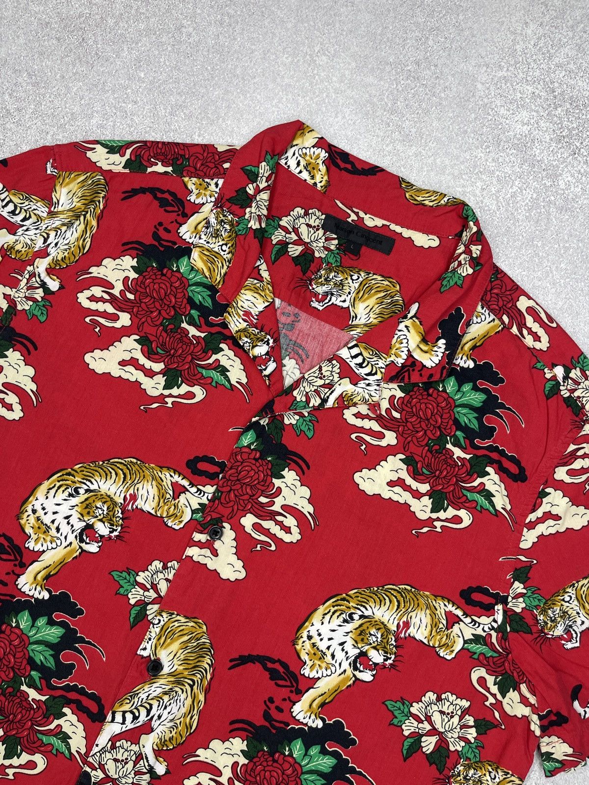 Other Mens Maison Cinqcent Japanese Style Shirt Tiger Full Print Size US L / EU 52-54 / 3 - 4 Thumbnail