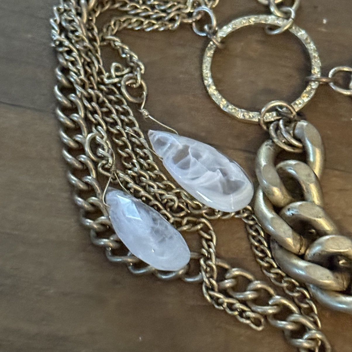 Other Gold tone flower cascade statement necklace Size ONE SIZE - 3 Thumbnail