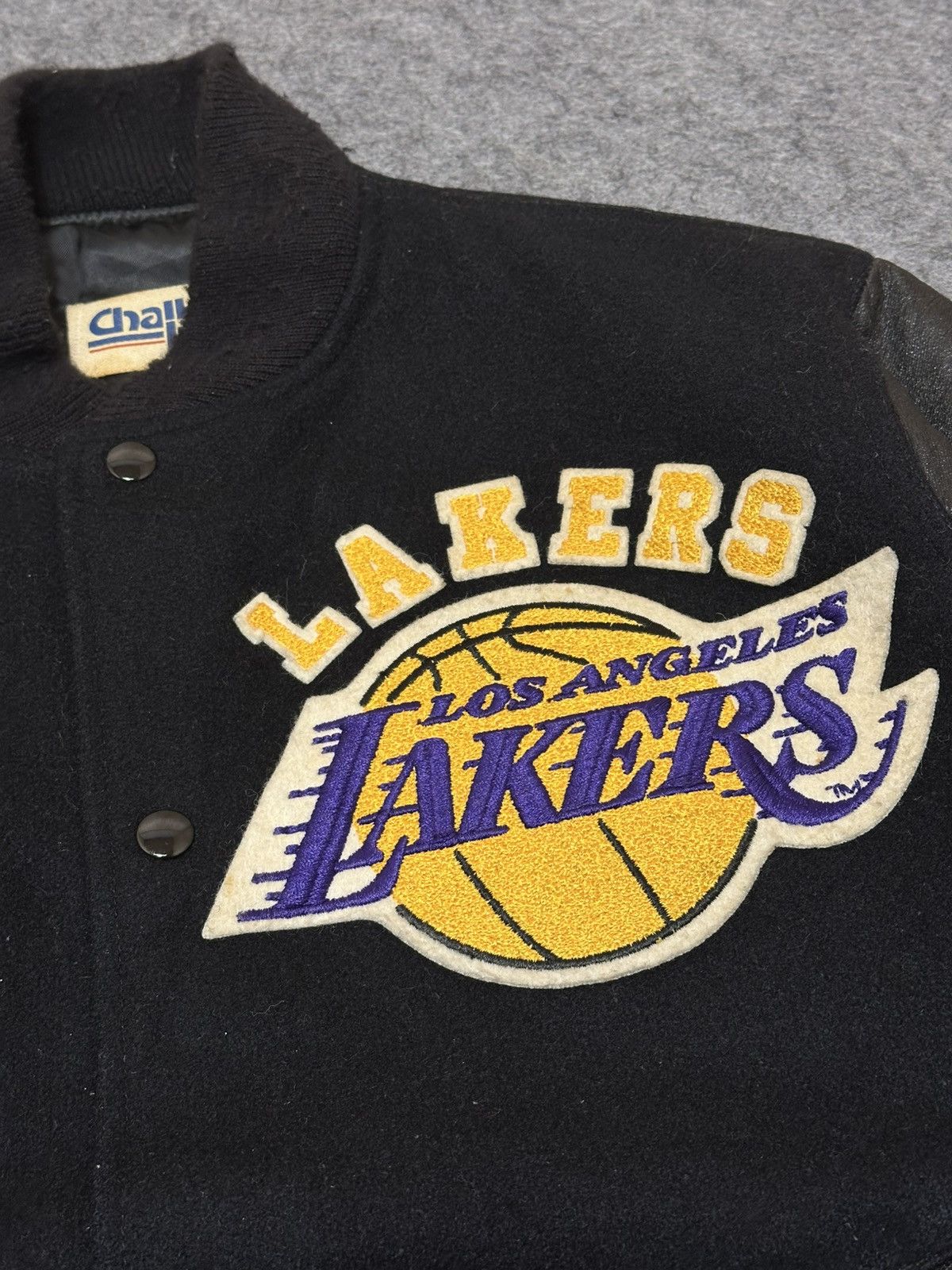 Chalk Line Los Angeles Lakers Black Varsity Jacket. Size US M / EU 48-50 / 2 - 2 Thumbnail