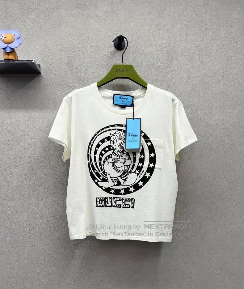 Gucci Gucci Printed beige short sleeves Size US S / EU 44-46 / 1 - 1 Thumbnail