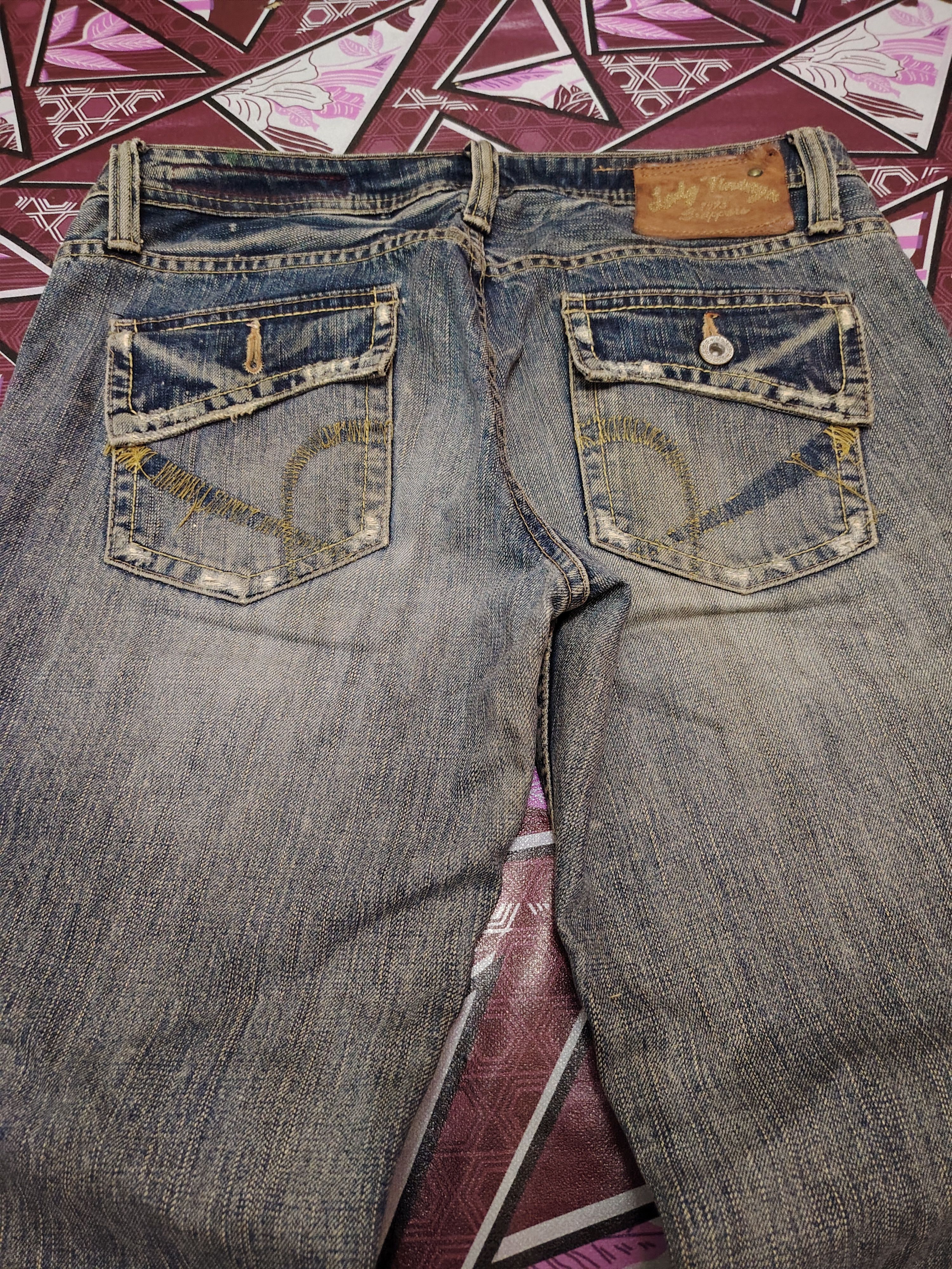If Six Was Nine × Japanese Brand Japanese 90's Bootcut Brappers distressed denim flared jeans Size US 31 - 13 Thumbnail