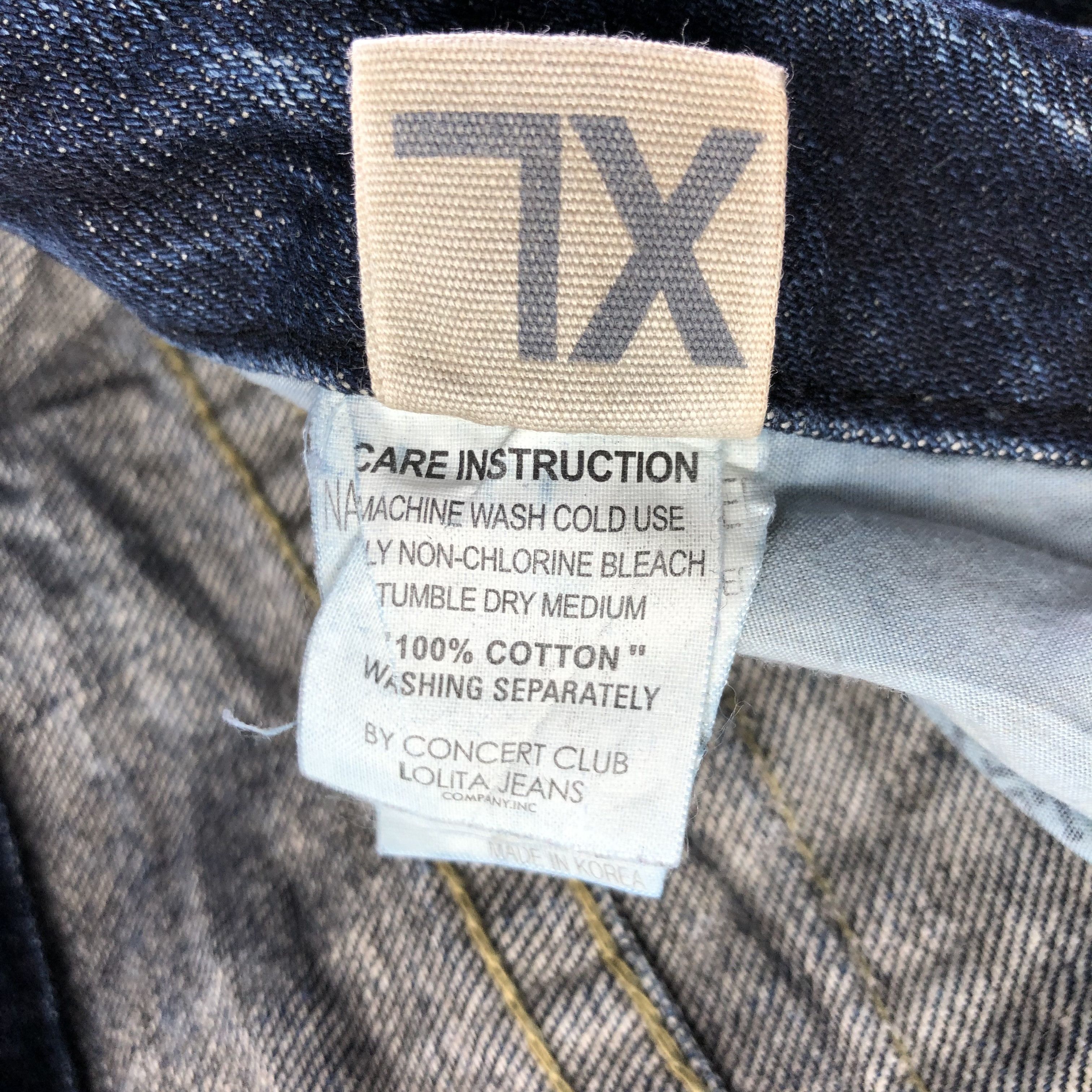 Japanese Brand Japanese Lolita Jeans Faded Blue Denim KJ3028 Size US 34 / EU 50 - 12 Thumbnail