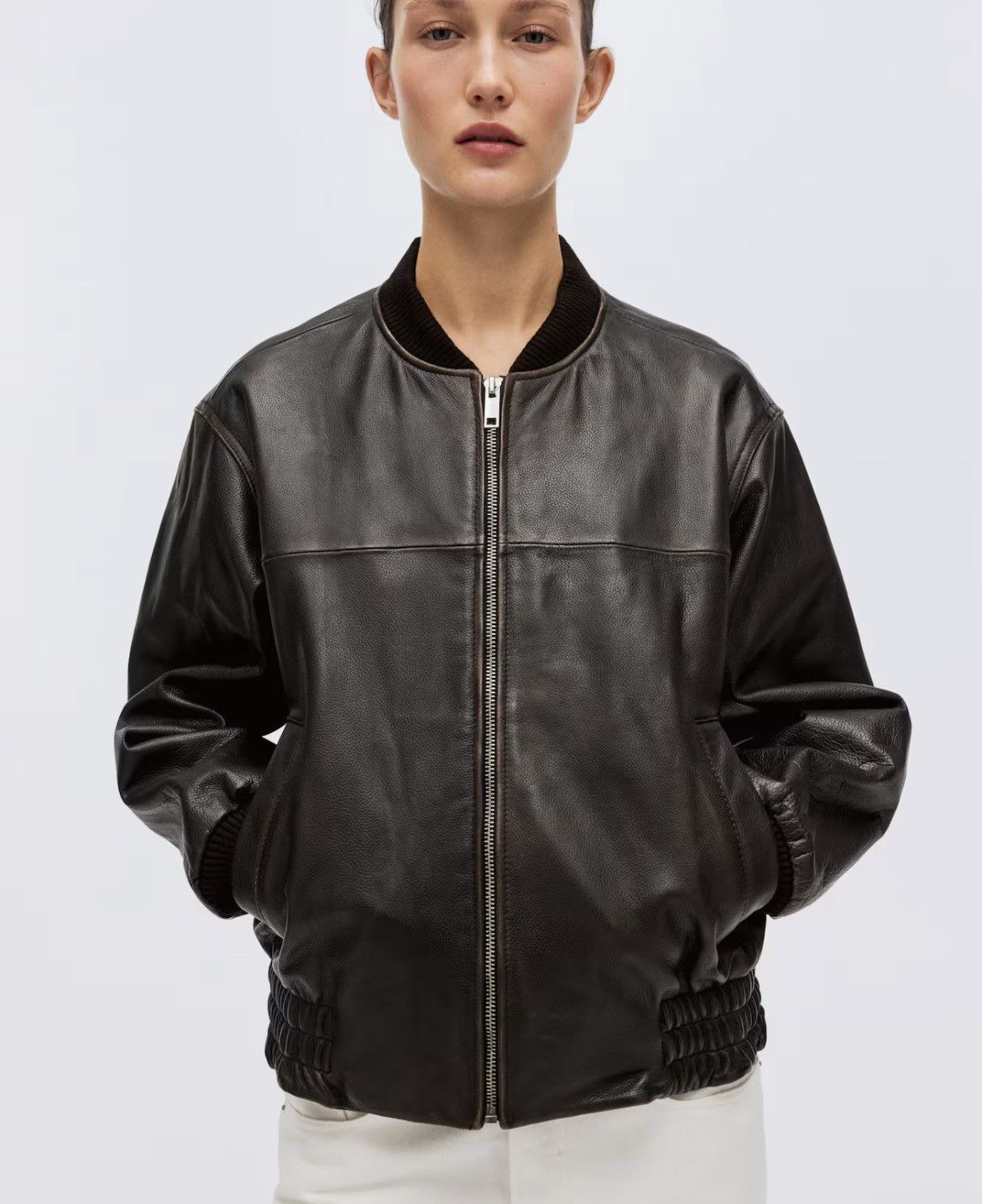 H&M H&M leather collection bomber Size XS / US 0-2 / IT 36-38 - 1 Thumbnail