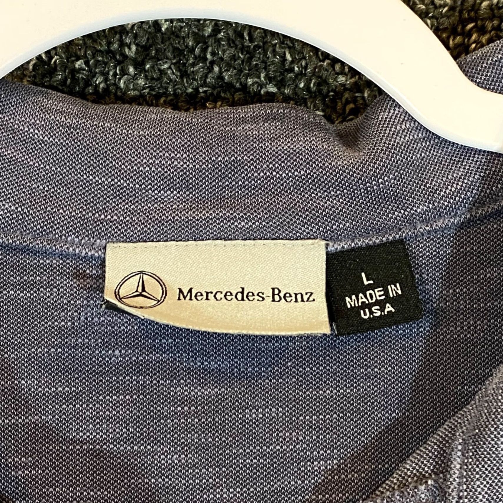 Mercedes-Benz Mercedes-Benz Polo Mens Large Blue Golf Shirt S/S Casual Polo Shirt Logo Shirt Men L Blue Golf Casual Size US L / EU 52-54 / 3 - 3 Thumbnail