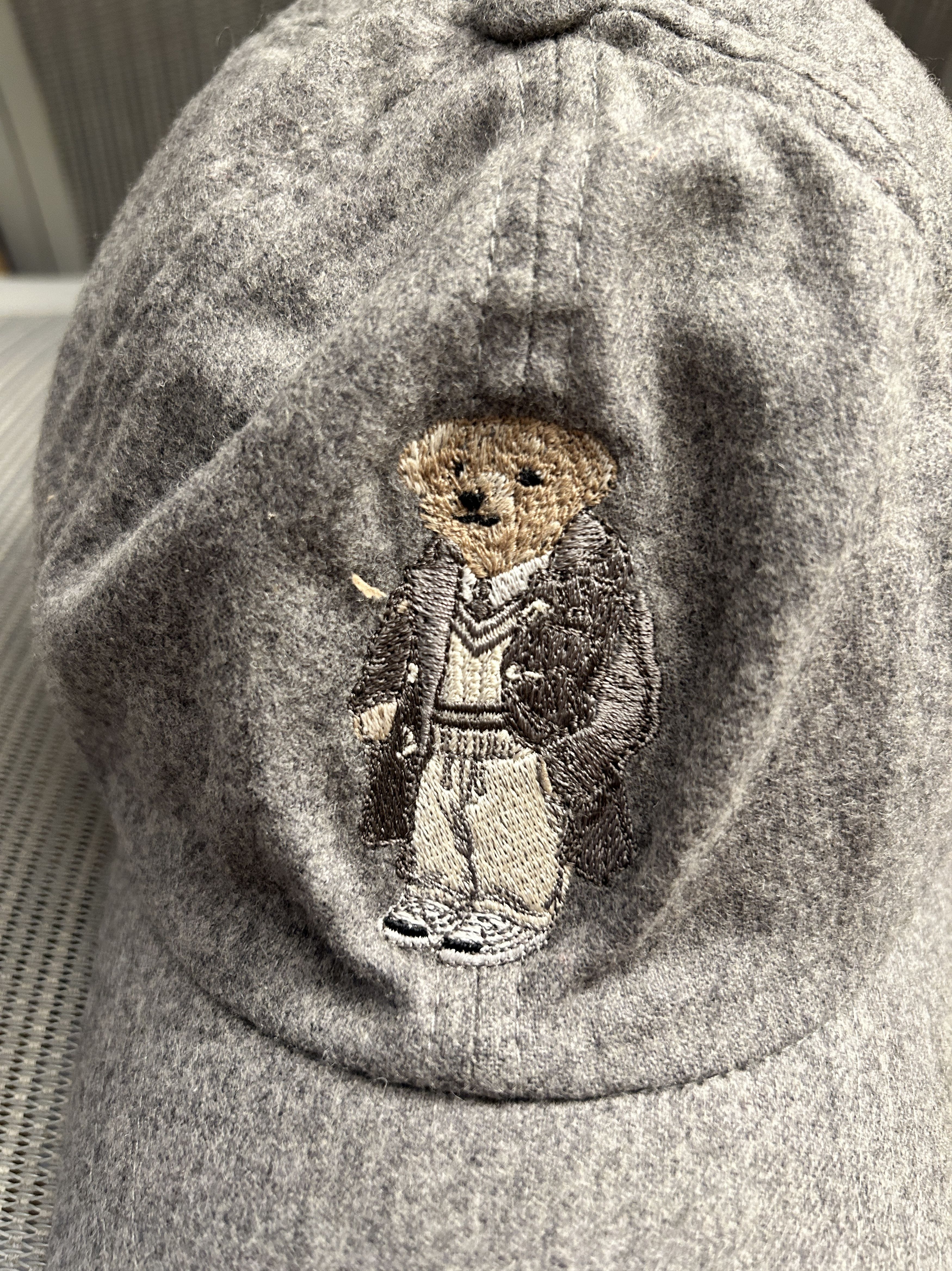 Ralph Lauren Purple Label Ralph Lauren Purple Label polo bear donegal wool hat cap Size ONE SIZE - 2 Thumbnail