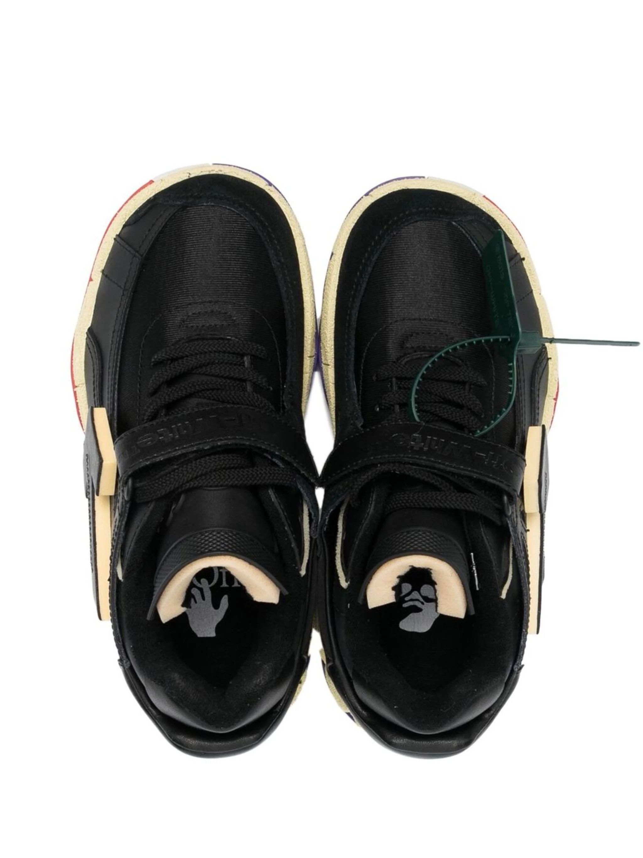 Off-White o1rshd DUP Low Top Puzzle Couture in Black Size US 8 / EU 41 - 4 Thumbnail