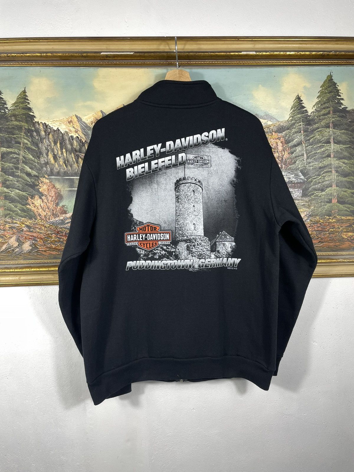 Harley Davidson × Vintage Harley Davidson Retro 00s Crewneck Motor Race Racing Gremany Size US M / EU 48-50 / 2 - 2 Thumbnail