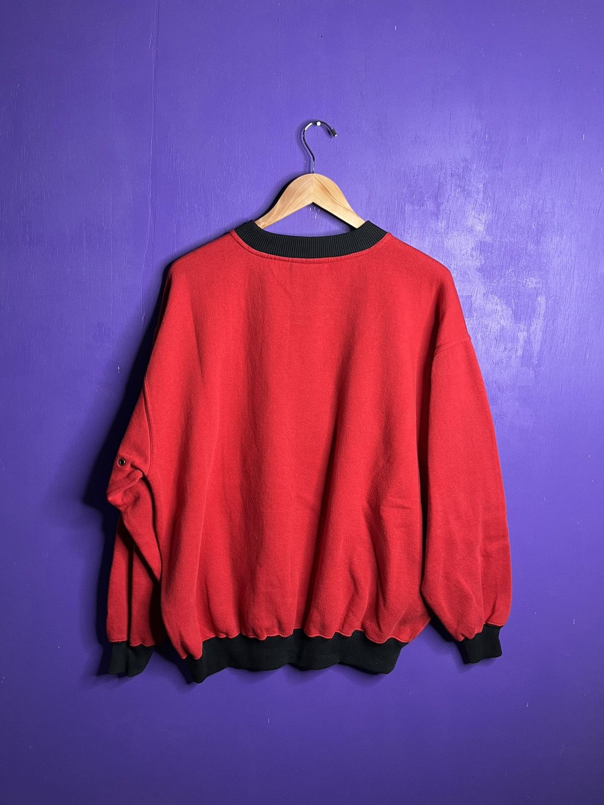 Lee × NHL × Vintage Vintage 90s Lee Detroit red wings sweatshirt Size US XL / EU 56 / 4 - 2 Thumbnail