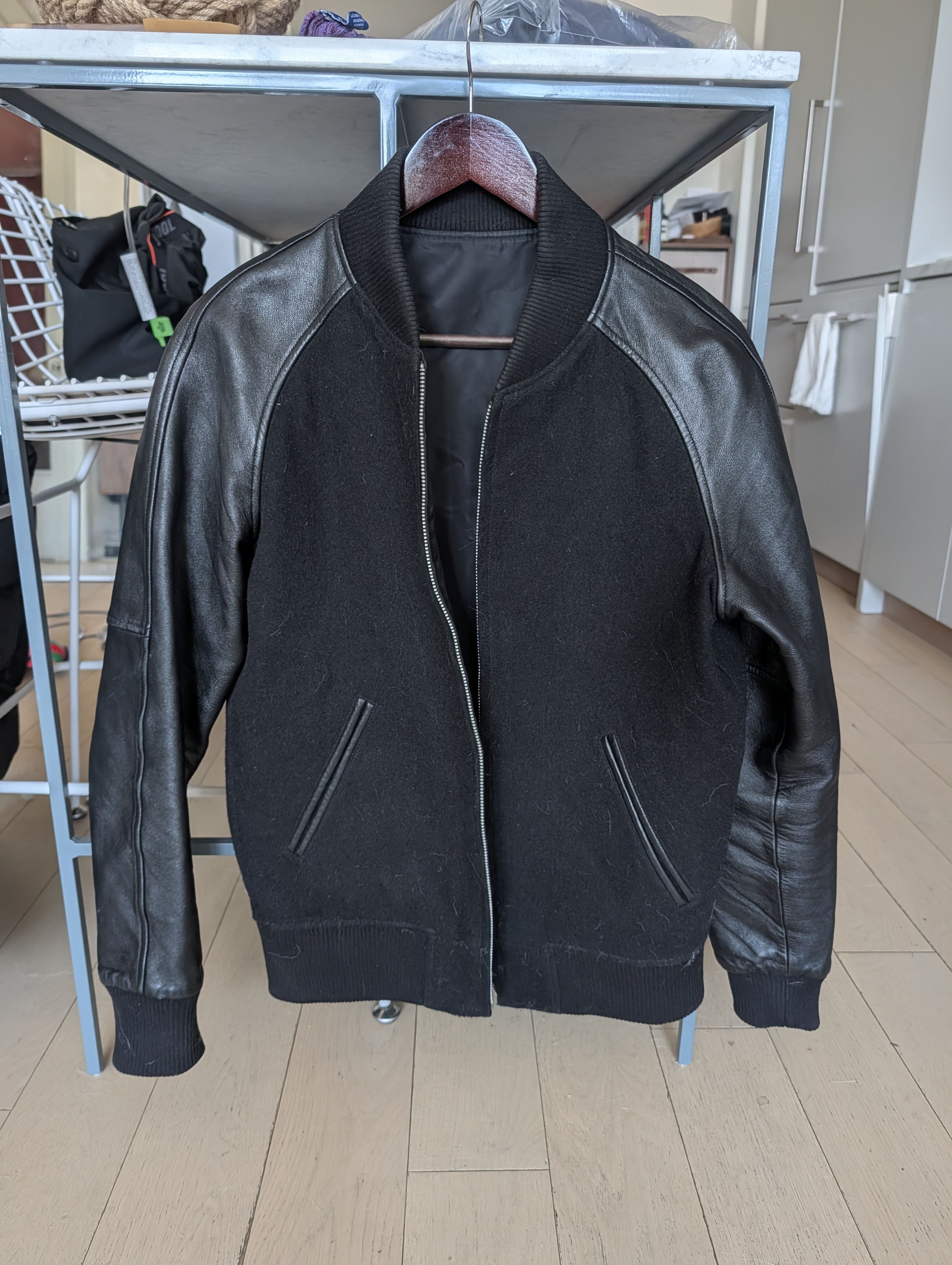 Falcon Garments Falcon Garments Reversible Varsity Jacket - Lambskin & Wool Size US S / EU 44-46 / 1 - 1 Thumbnail