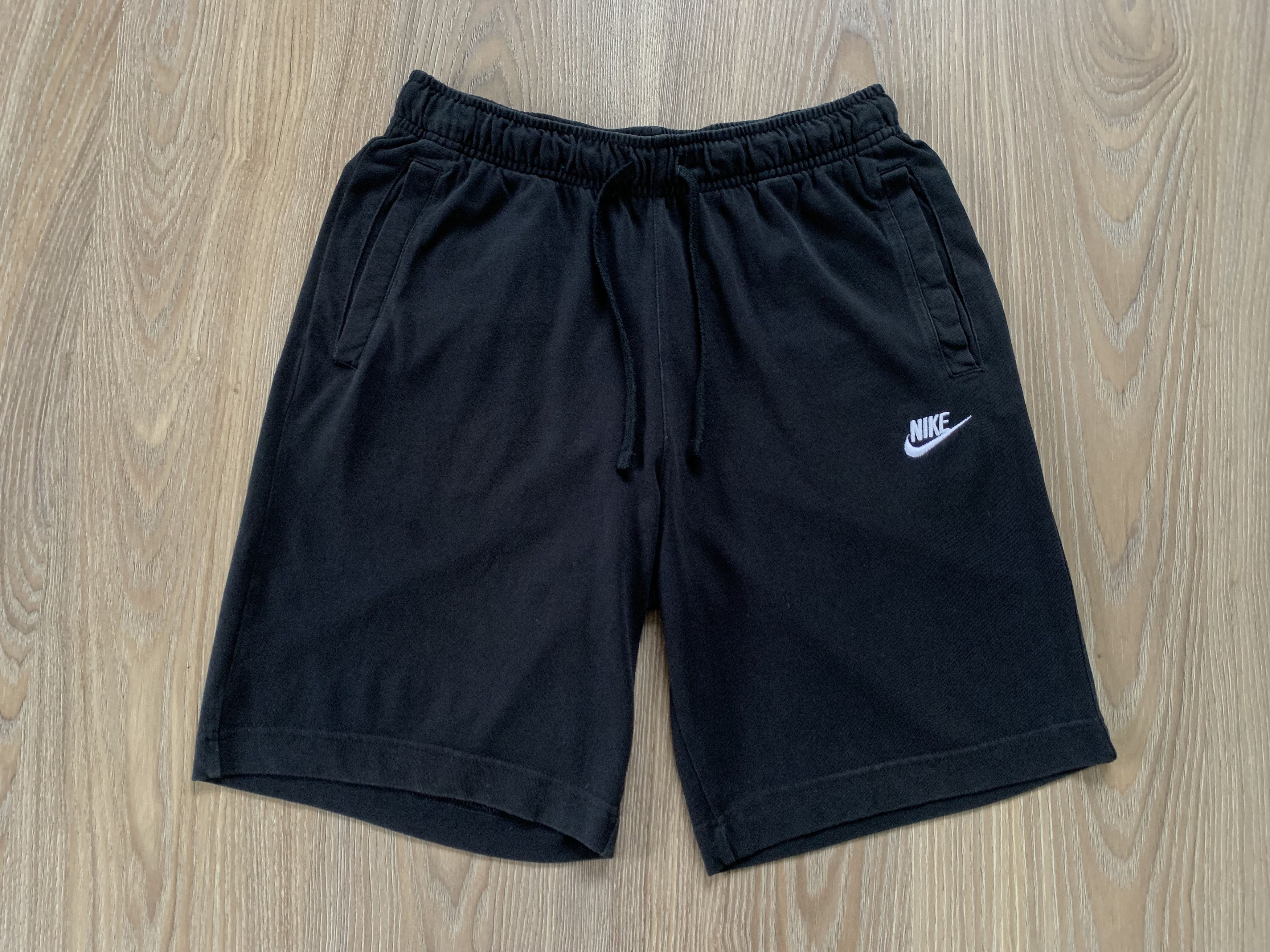 Nike Nike Sportswear Black Cotton Shorts Size US 30 / EU 46 - 2 Thumbnail