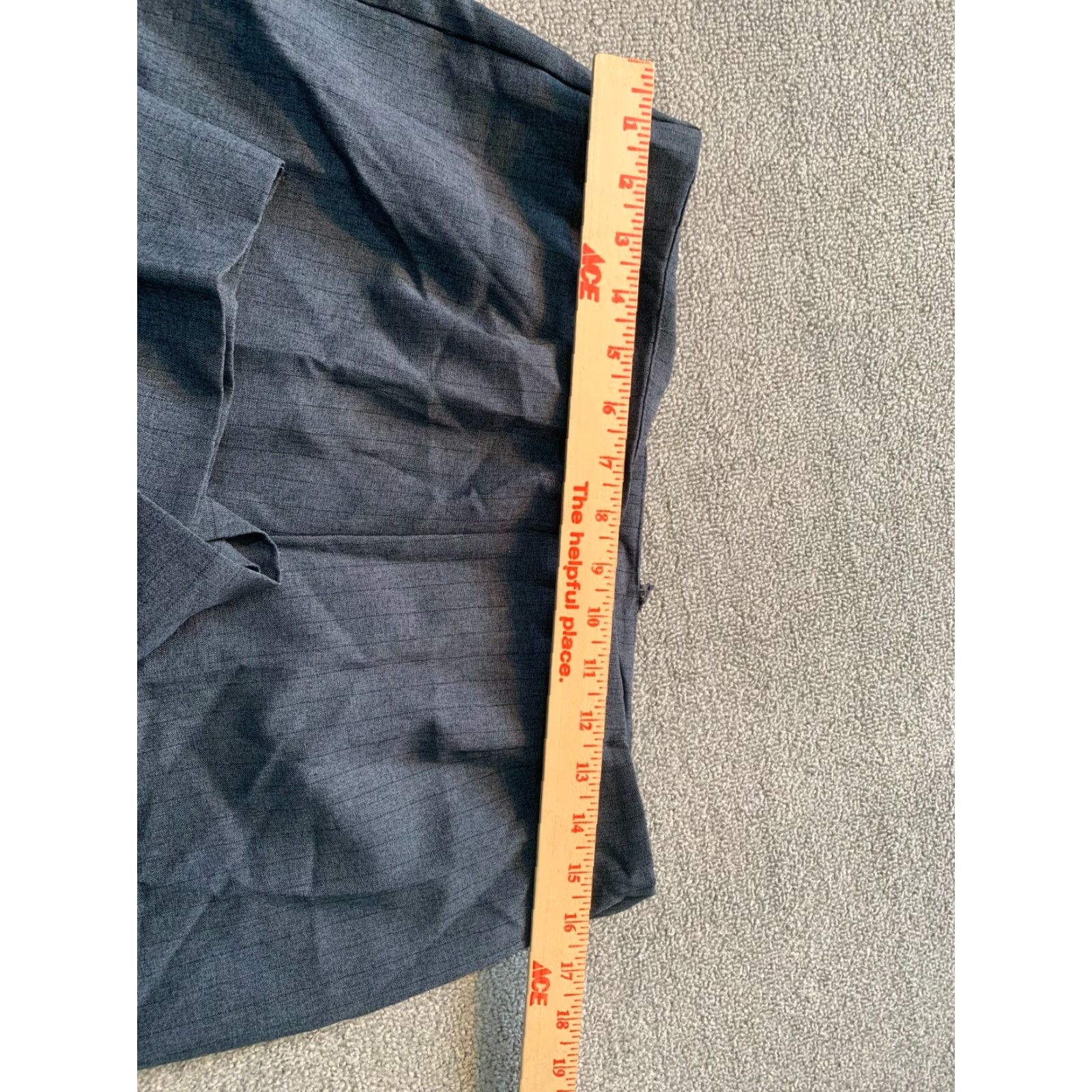 Lee VINTAGE Kathie Lee Dress Pants Gray Womens Size 12 Polyester Size 34" / US 12 / IT 48 - 3 Thumbnail
