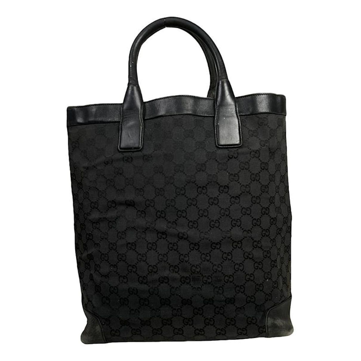 Jackie Vintage Black Polyester Handbag