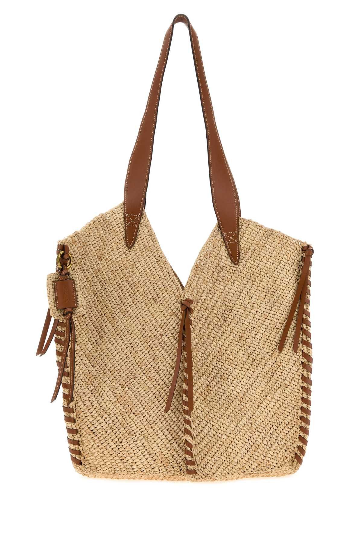 Isabel Marant Rafia Tampa Shopping Bag Size ONE SIZE - 1 Thumbnail