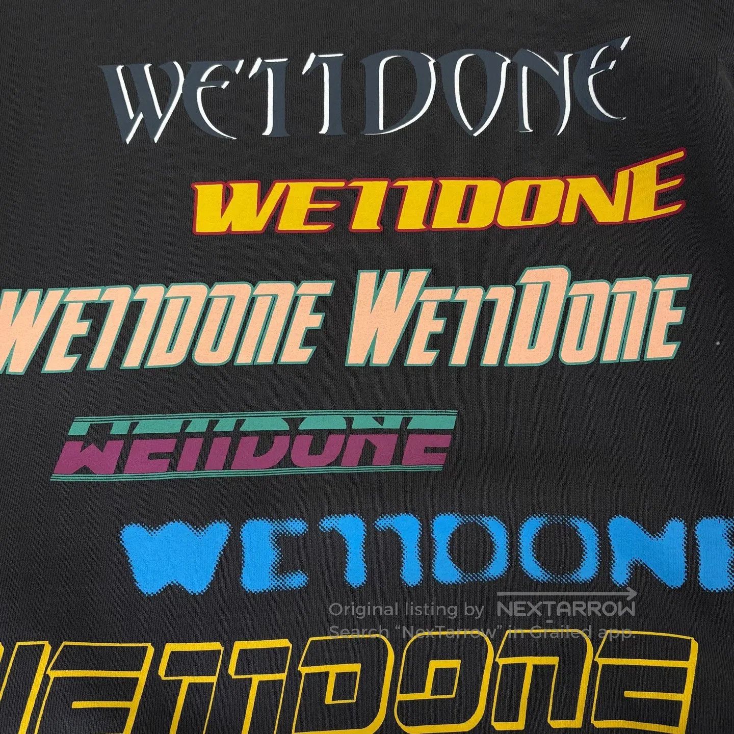 WE11DONE WE11DONE Bomber Sweatshirt with Bullet Screen Printing and Size US S / EU 44-46 / 1 - 6 Thumbnail