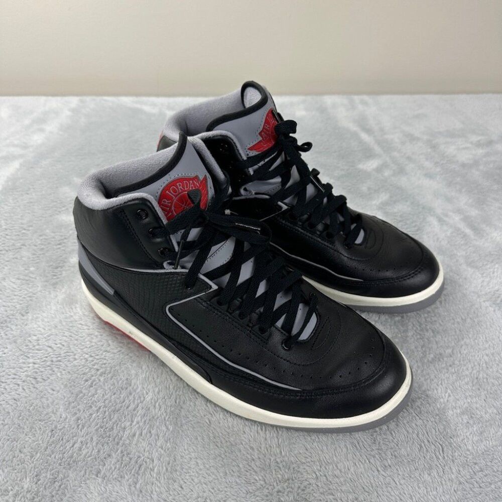 Jordan Brand Nike Air Jordan 2 Retro black cement men's size 9.5 US DR88 Size US 9.5 / EU 42-43 - 1 Thumbnail