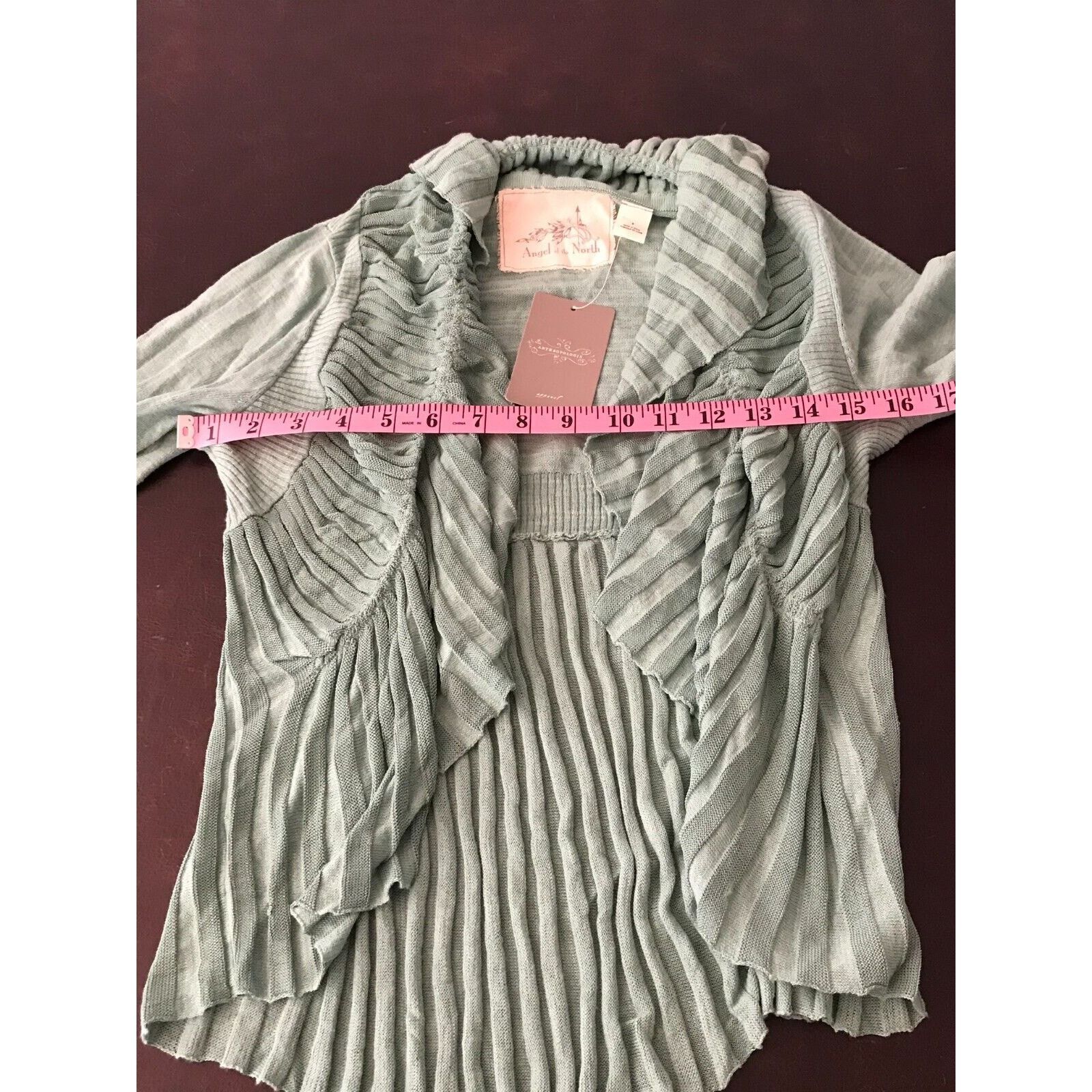 Anthropologie Anthropologie by Angel from the North, Pleated Cardigan Size S / US 4 / IT 40 - 10 Thumbnail