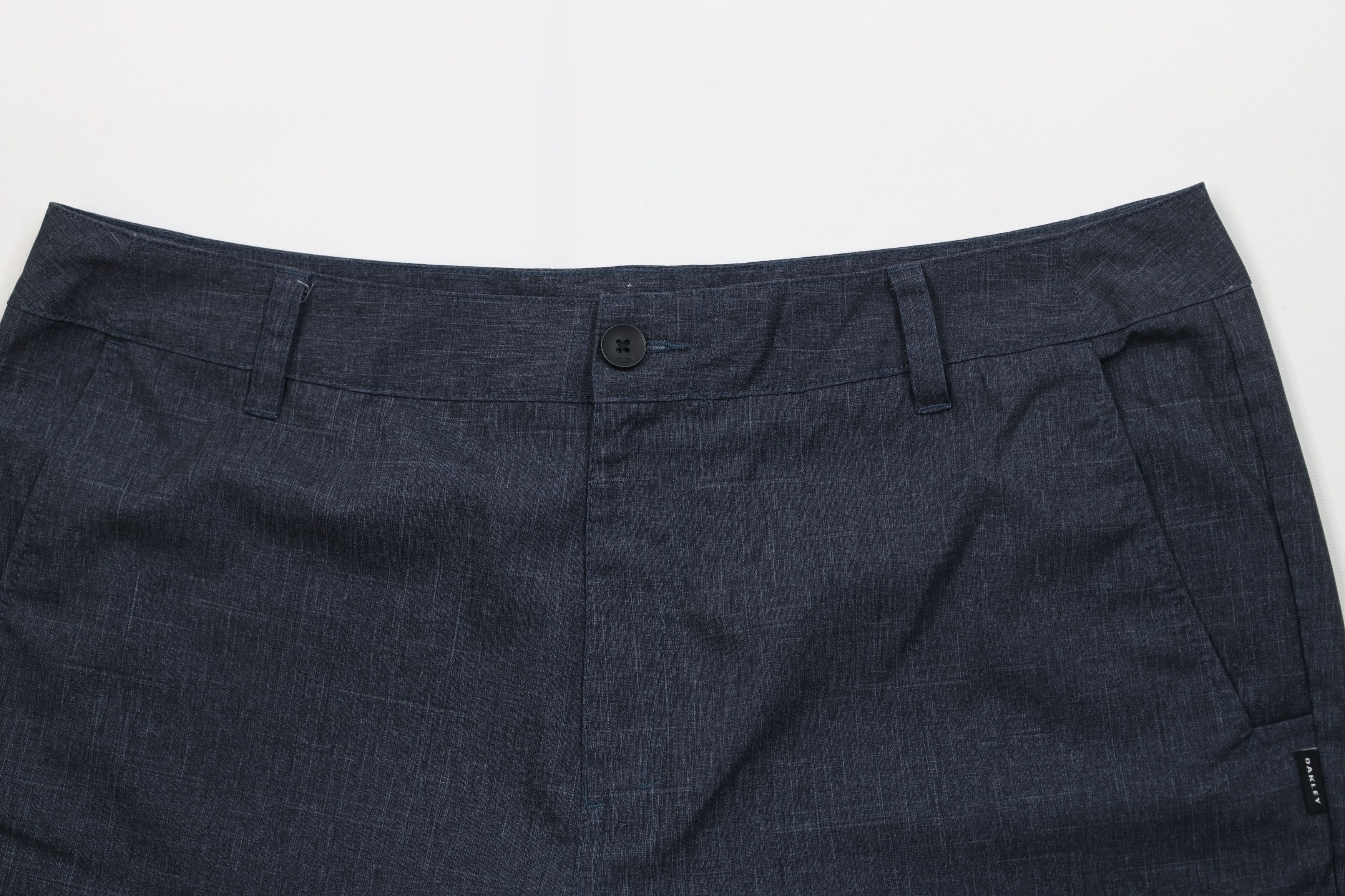 Oakley Oakley Spell Out Chambray Stretch Golf Golfing Chino Shorts Size US 38 / EU 54 - 2 Thumbnail
