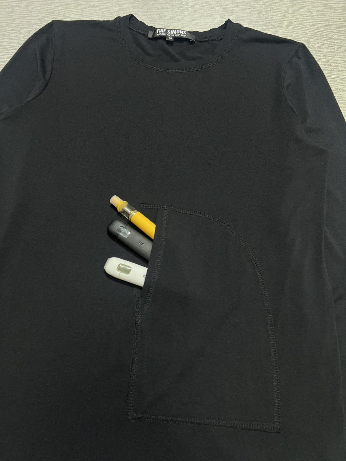 Raf Simons Raf Simons - A/W 07-08’ - Front Serged Pocket Longsleeve Size US S / EU 44-46 / 1 - 7 Thumbnail