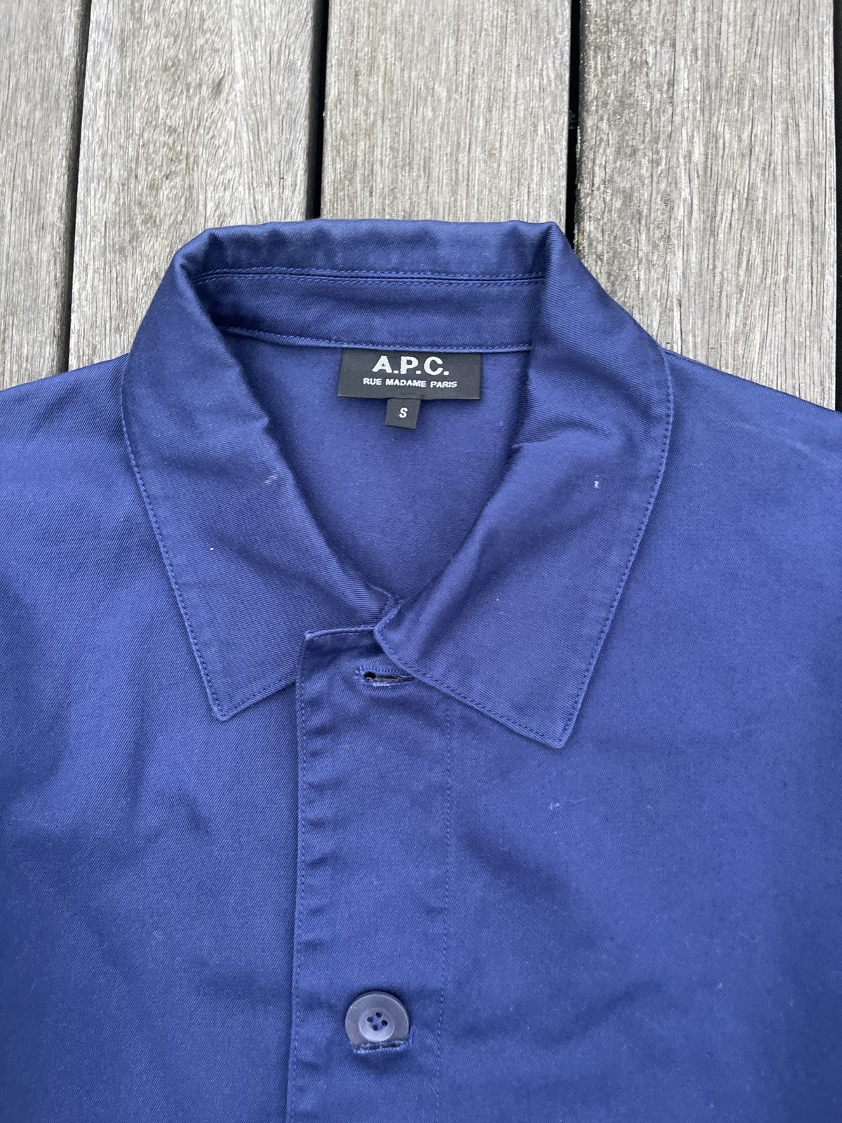 A.P.C. blue apc work jacket mens S Size US S / EU 44-46 / 1 - 2 Thumbnail