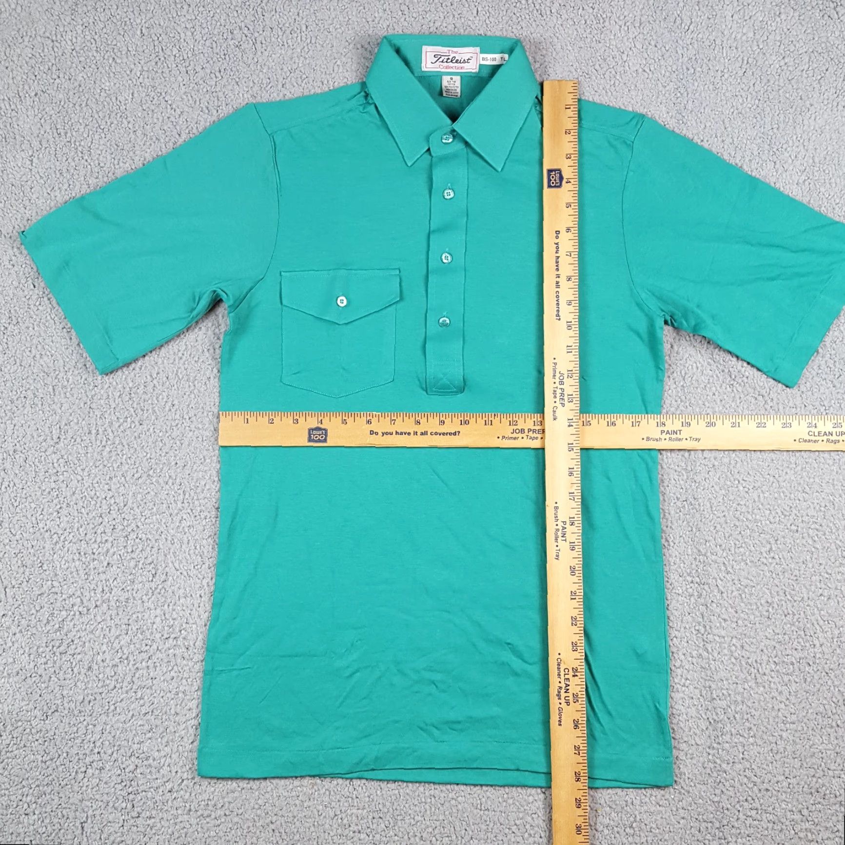 Titleist VINTAGE Titleist Polo Shirt Men's Small Athletic Pocket Teal Green Cotton Blend 90s Preppy Golf Shirt Size US S / EU 44-46 / 1 - 5 Thumbnail