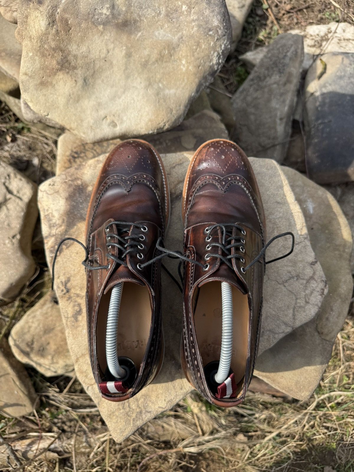Bally Bally Codrik Wingtip Darby Lace Up Brogue Shoes Size US 9 / EU 42 - 14 Thumbnail
