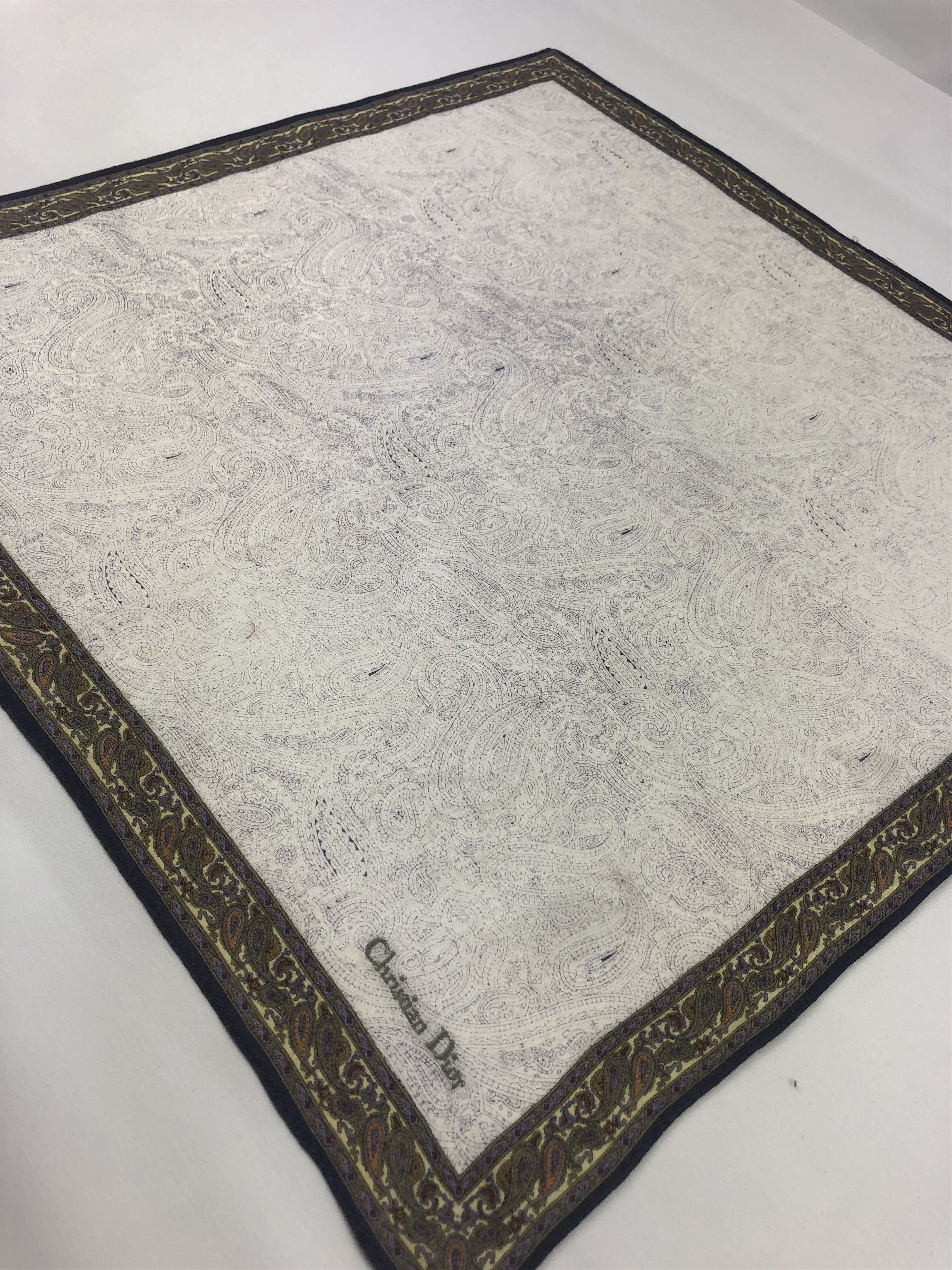 Vintage Christian Dior Handkerchief / Bandana / Neckerchief Size ONE SIZE - 4 Thumbnail