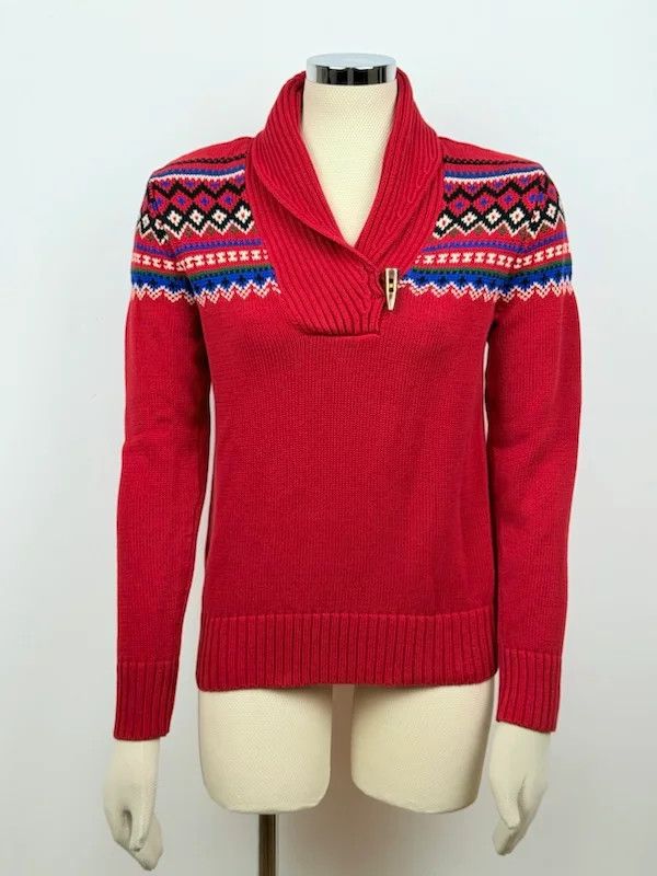 Lauren Ralph Lauren Maglione Ralph Lauren Rosso Donna Taglia M Size M / US 6-8 / IT 42-44 - 1 Thumbnail
