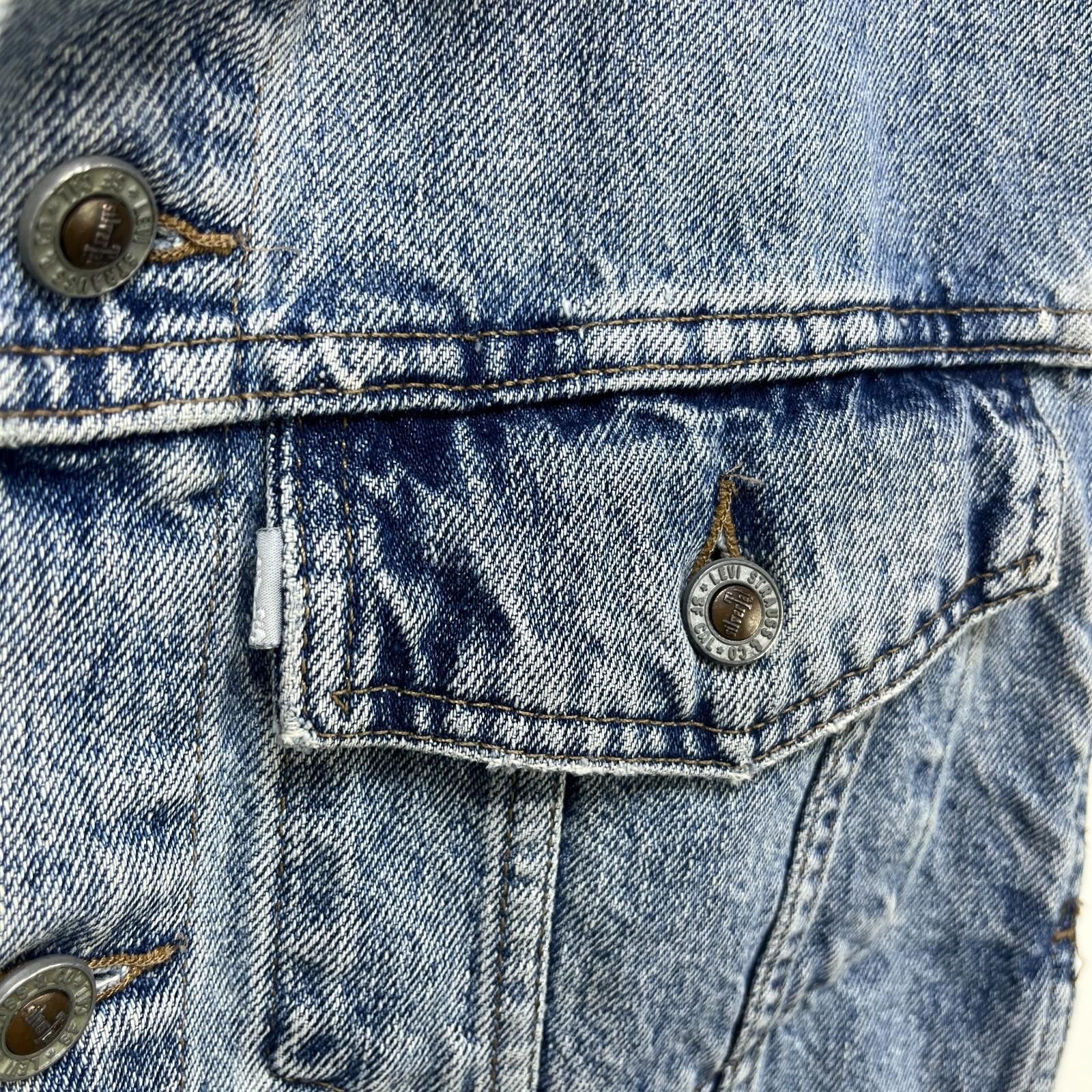 Levi's Vintage 90s Levis Silver Tab Denim Vest Jacket Medium Size US M / EU 48-50 / 2 - 5 Thumbnail