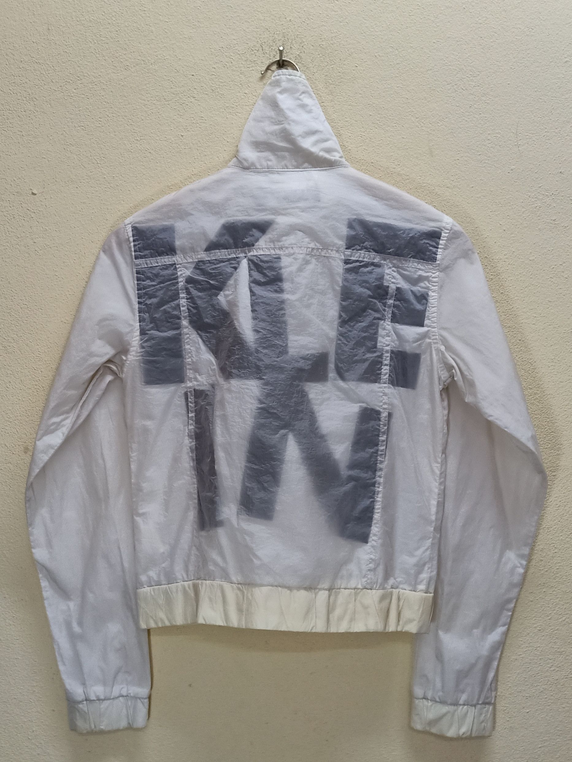 Calvin Klein CALVIN KLIEN JEANS Transparent Big Logo Windbreaker Jacket. Size S / US 4 / IT 40 - 5 Thumbnail
