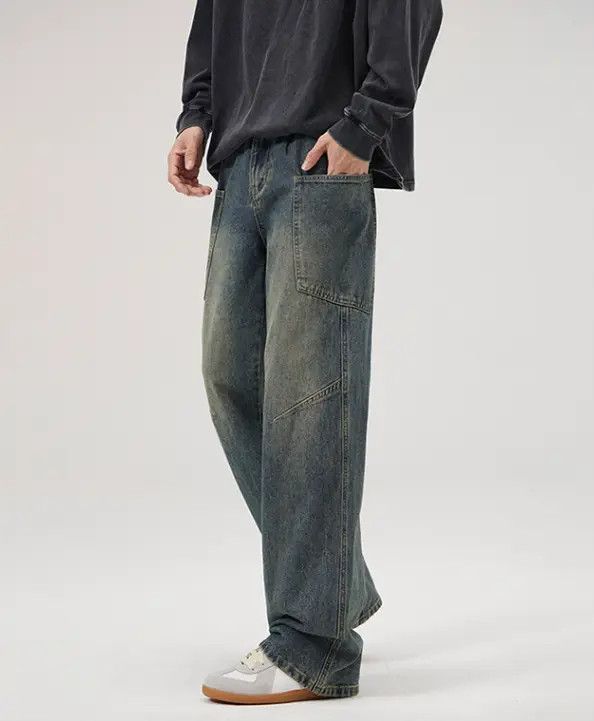 Japanese Brand Madoka x Yoko Men's retro multi-pocket cleanfit cargo jeans Size US 32 / EU 48 - 5 Thumbnail