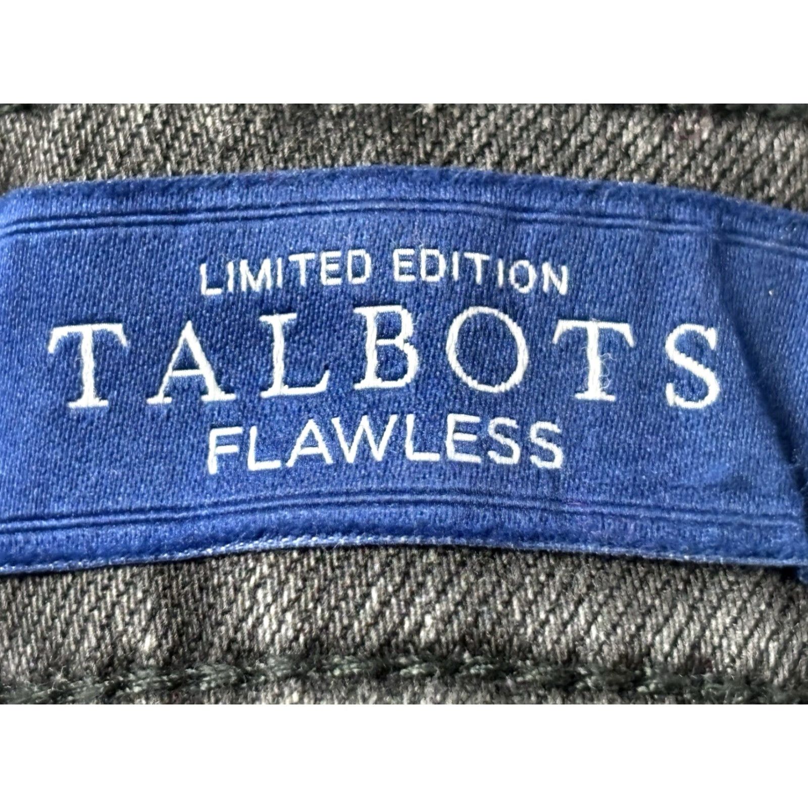 Talbots TALBOTS Special Edition High Rise Jegging Ankle Jeans 24W Plus Faded Black Gray Beaded Womens Size 42" / US 20 - 5 Thumbnail