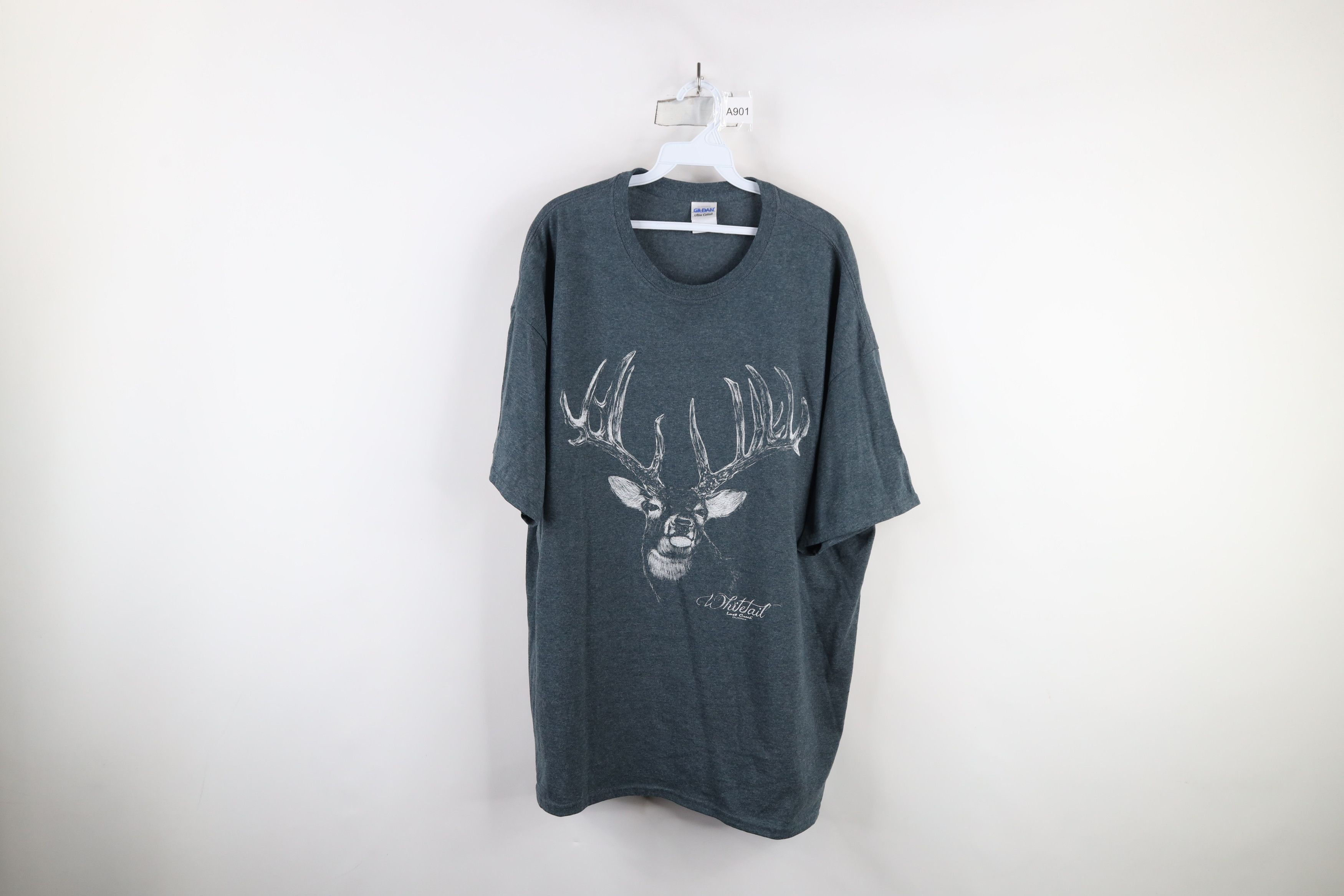 Vintage Vintage 90s Y2K Streetwear Deer Buck Nature T-Shirt Size US XXL / EU 58 / 5 - 1 Thumbnail