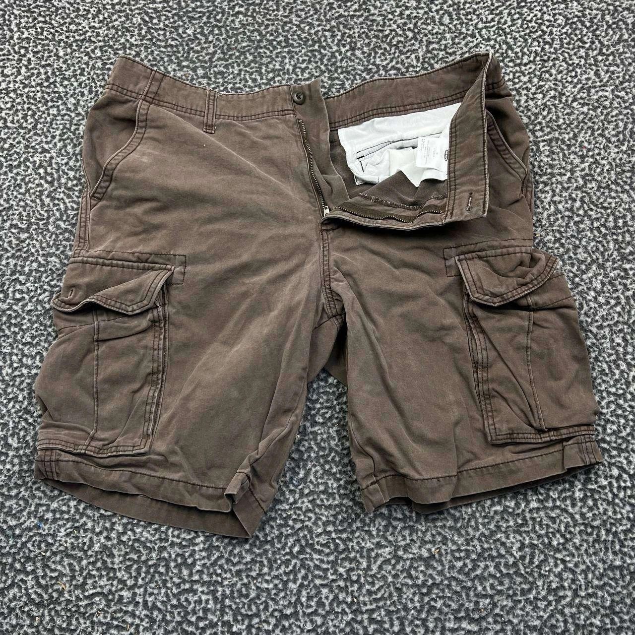 Old Navy Old Navy Cargo Shorts Men 36 Brown Pockets Outdoor Cotton Size US 36 / EU 52 - 1 Thumbnail