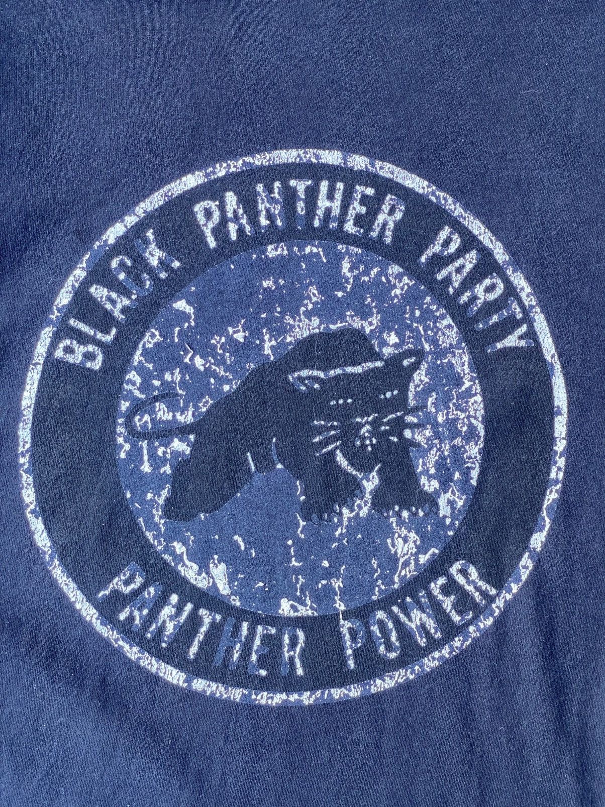 Fruit Of The Loom Vintage Y2K Fruit Of The Loom ‘Black Panther Party’ T-Shirt Size US L / EU 52-54 / 3 - 3 Thumbnail
