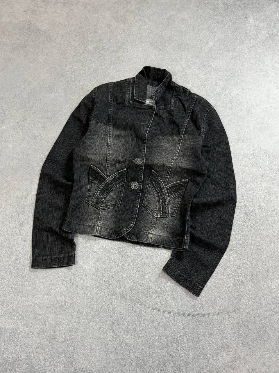 Japanese Brand Vintage 90s Denim Trucker Japan Style Archive Retro Jacket Size US XS / EU 42 / 0 - 1 Thumbnail