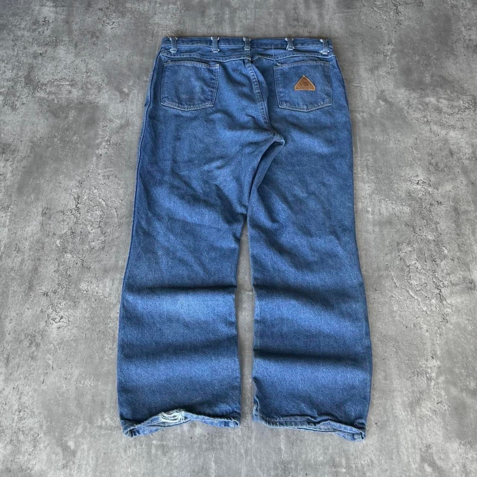 Bulwark × Carhartt × Vintage Vintage Y2K Carpenter Skater Grunge Tech Bulwark Denim Jeans Size US 37 - 1 Thumbnail