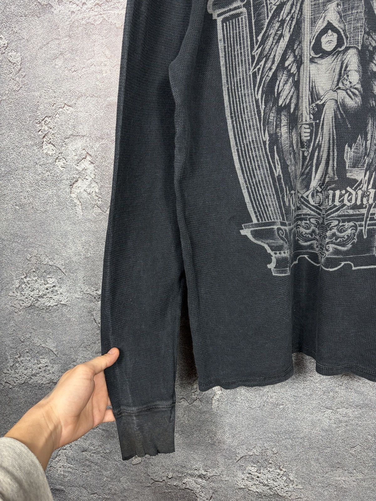 Affliction Affliction The Guardian Sun Faded Distressed Long Sleeve Size US XL / EU 56 / 4 - 15 Thumbnail