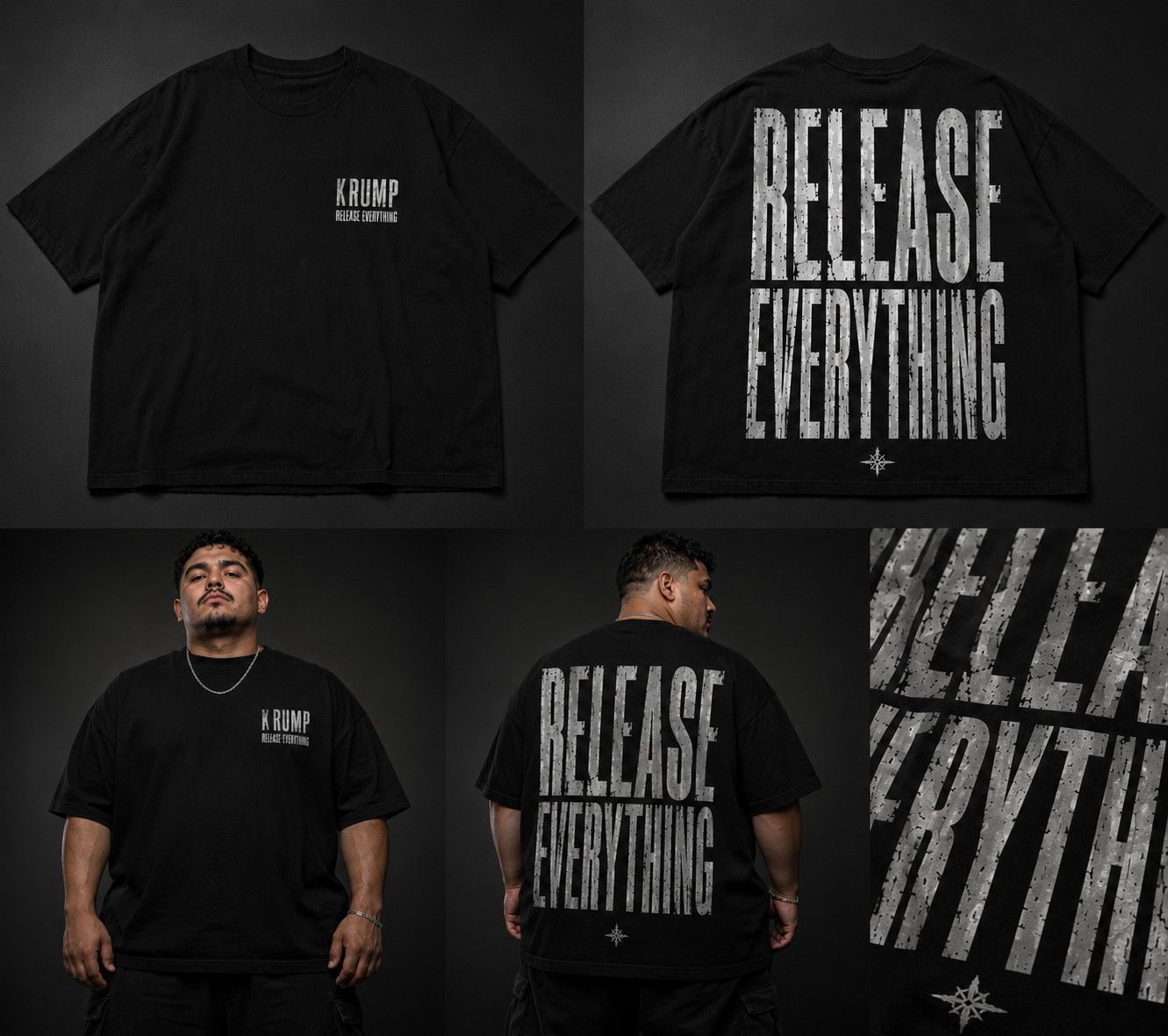 Other I KRUMP “RELEASE EVERYTHING” Oversized Tee Size US S / EU 44-46 / 1 - 1 Preview