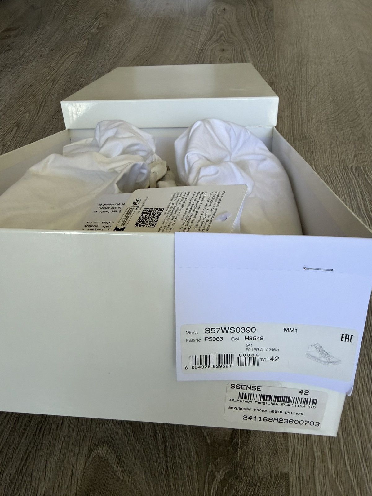 Maison Margiela Maison Margiela Evolution Mid White Sneakers Size US 9 / EU 42 - 7 Thumbnail
