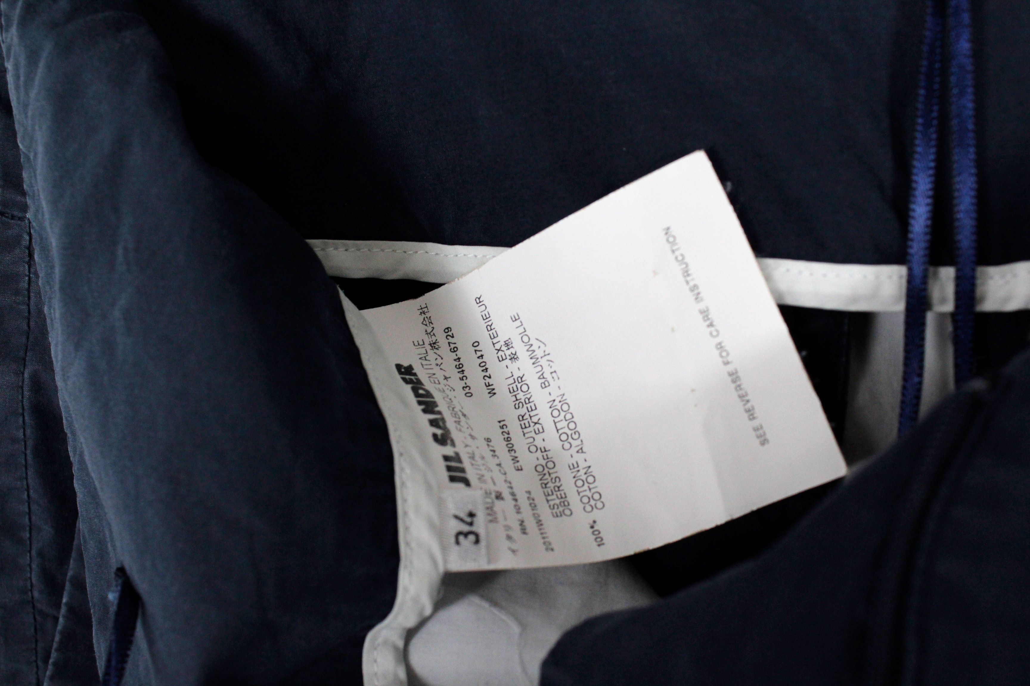 Jil Sander Jil Sander Sport Navy Cotton Casual Shorts 34 NZ Size 25" / US 0 / IT 36 - 7 Thumbnail