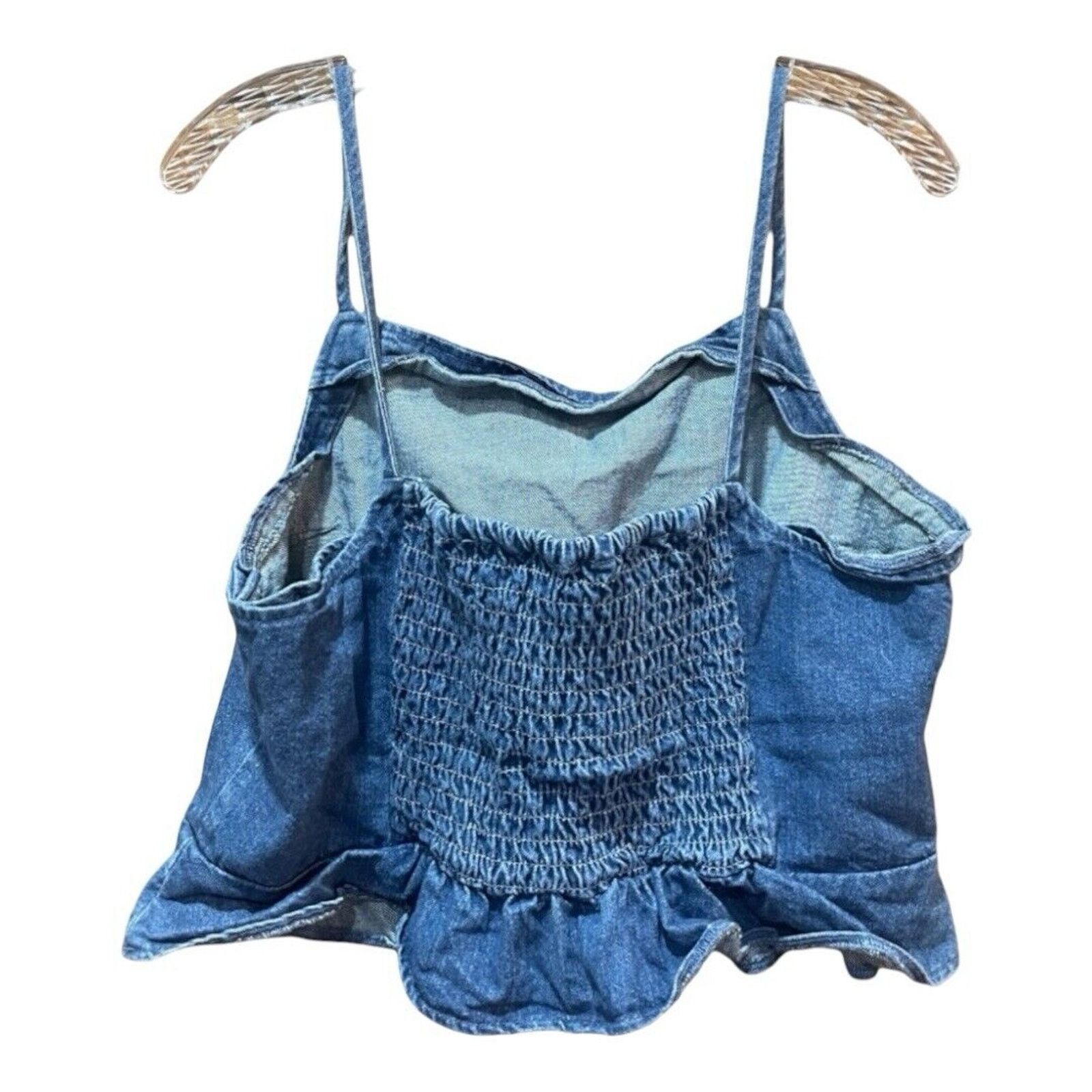 American Eagle Outfitters American Eagle Denim Tank Size XL / US 12-14 / IT 48-50 - 3 Thumbnail