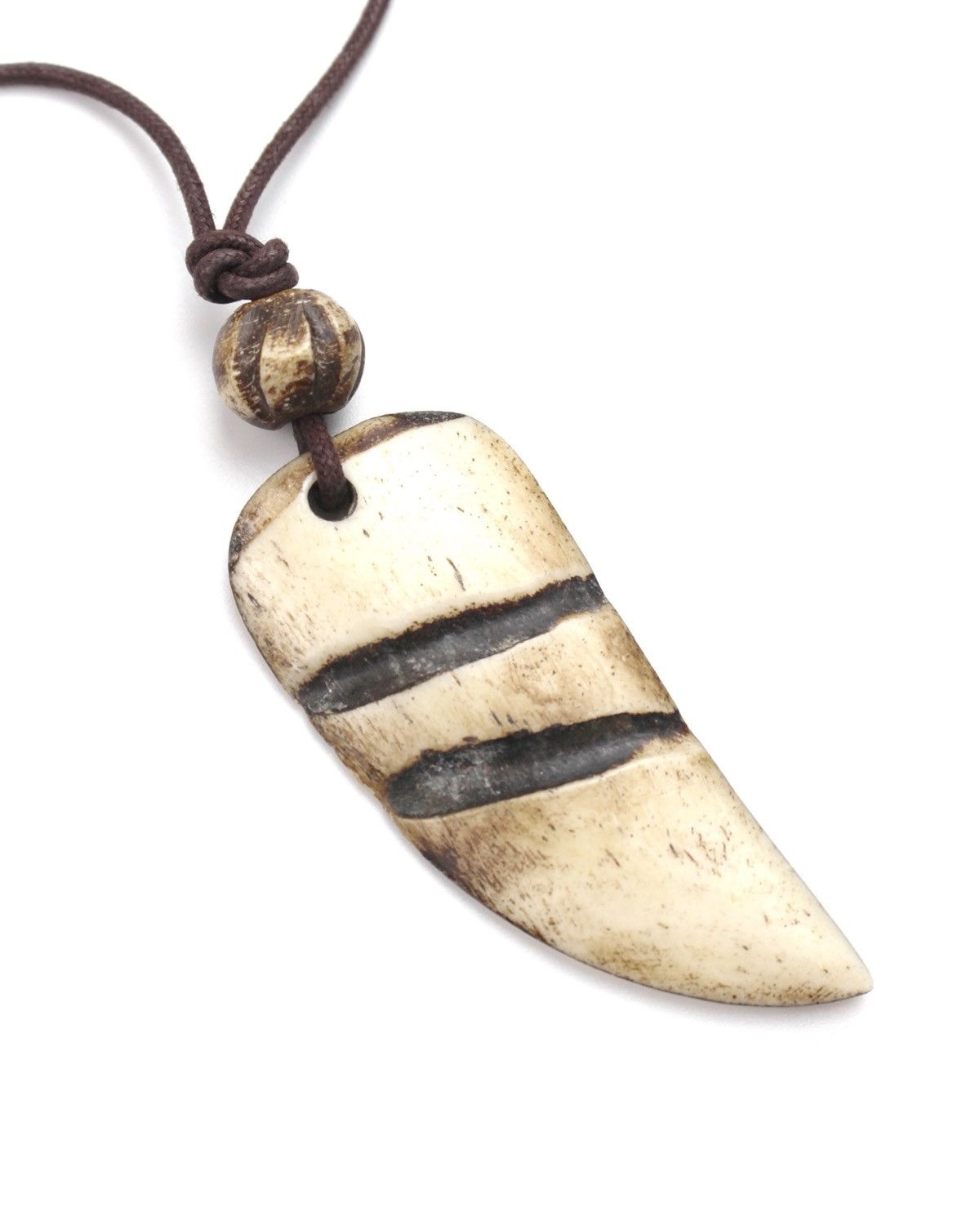 If Six Was Nine 2000S TRIBAL FANG PENDANT CORD NECKLACE Size ONE SIZE - 3 Thumbnail
