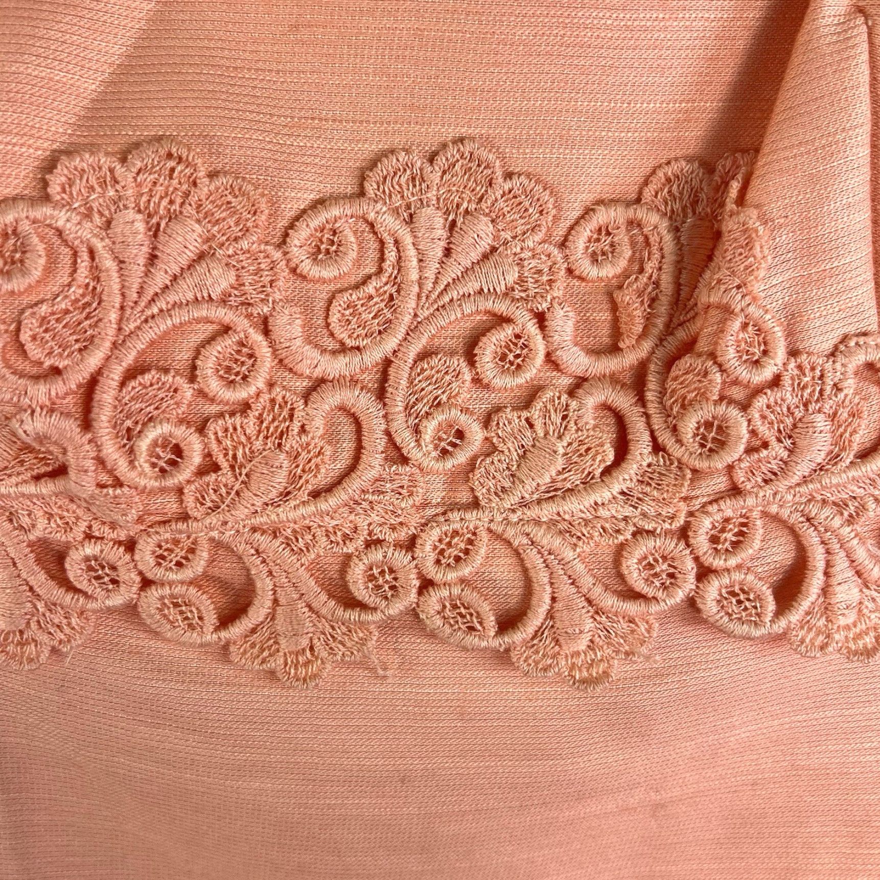 Vintage Sylvia Ann Party Gown Womens 60's Vintage High Waist Detachable Train Peach Ball Gown Orange 1960s Eveningwear XS/S Mens Womens Size XXS / US 00 / IT 34 - 4 Thumbnail
