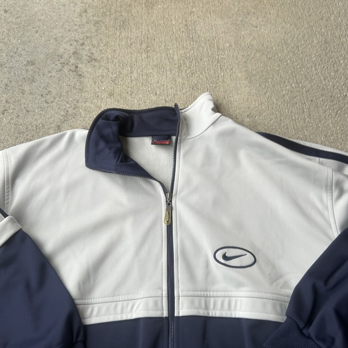 Nike × Vintage 90s Nike premier embroidered track jacket Size US XL / EU 56 / 4 - 3 Thumbnail