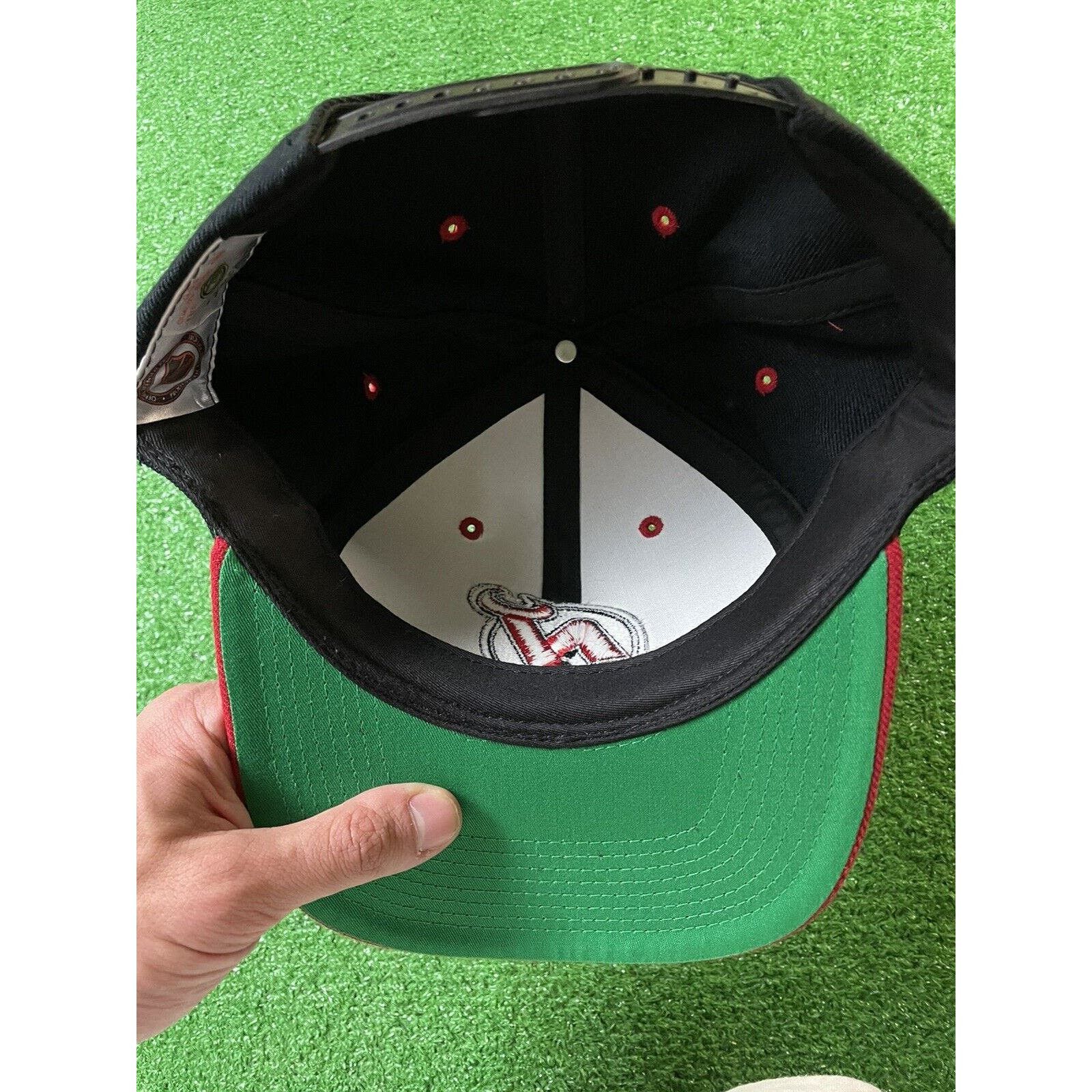 Vintage NWOT Vintage 90s New Jersey Devils Black Wool Snapback Hat Size ONE SIZE - 3 Thumbnail