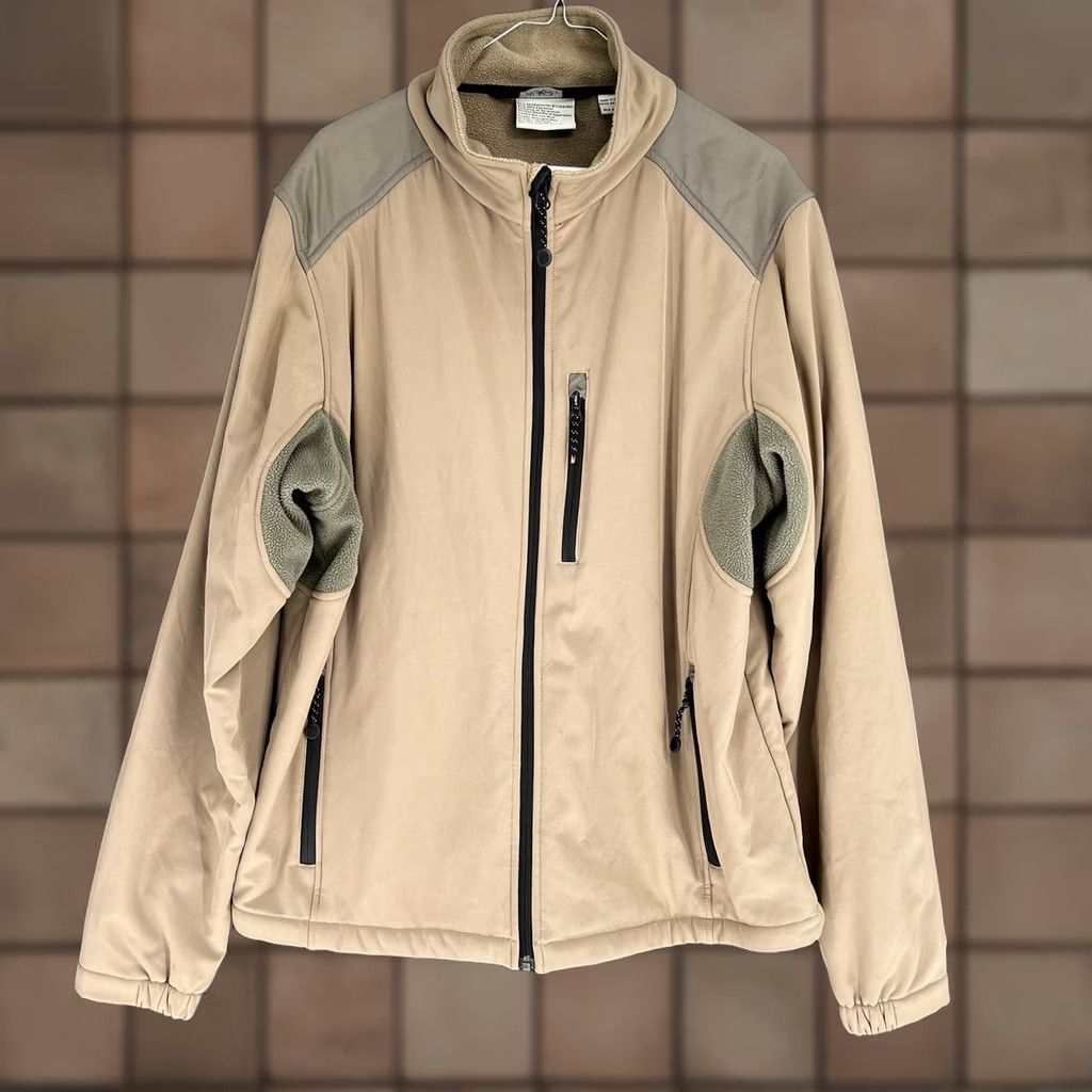Black Diamond VINTAGE Black Diamond Mens Jacket L Beige Green Softshell Full Zip Pockets Outdoors Size US L / EU 52-54 / 3 - 1 Thumbnail