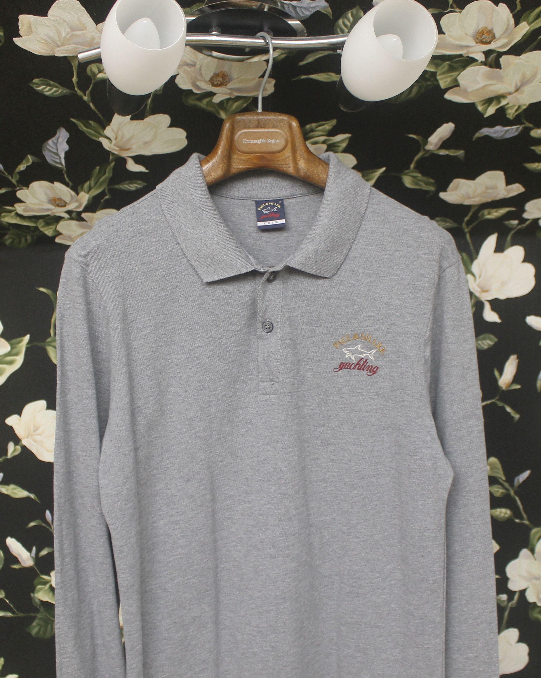 Paul & Shark Paul & Shark Yachting Crew Long Sleeve Polo Size US M / EU 48-50 / 2 - 2 Thumbnail