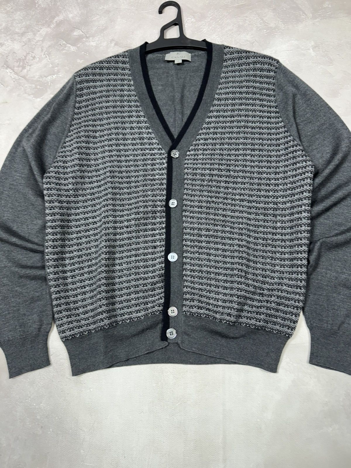 Canali Vintage Canali Wool Cardigan Size US M / EU 48-50 / 2 - 4 Thumbnail
