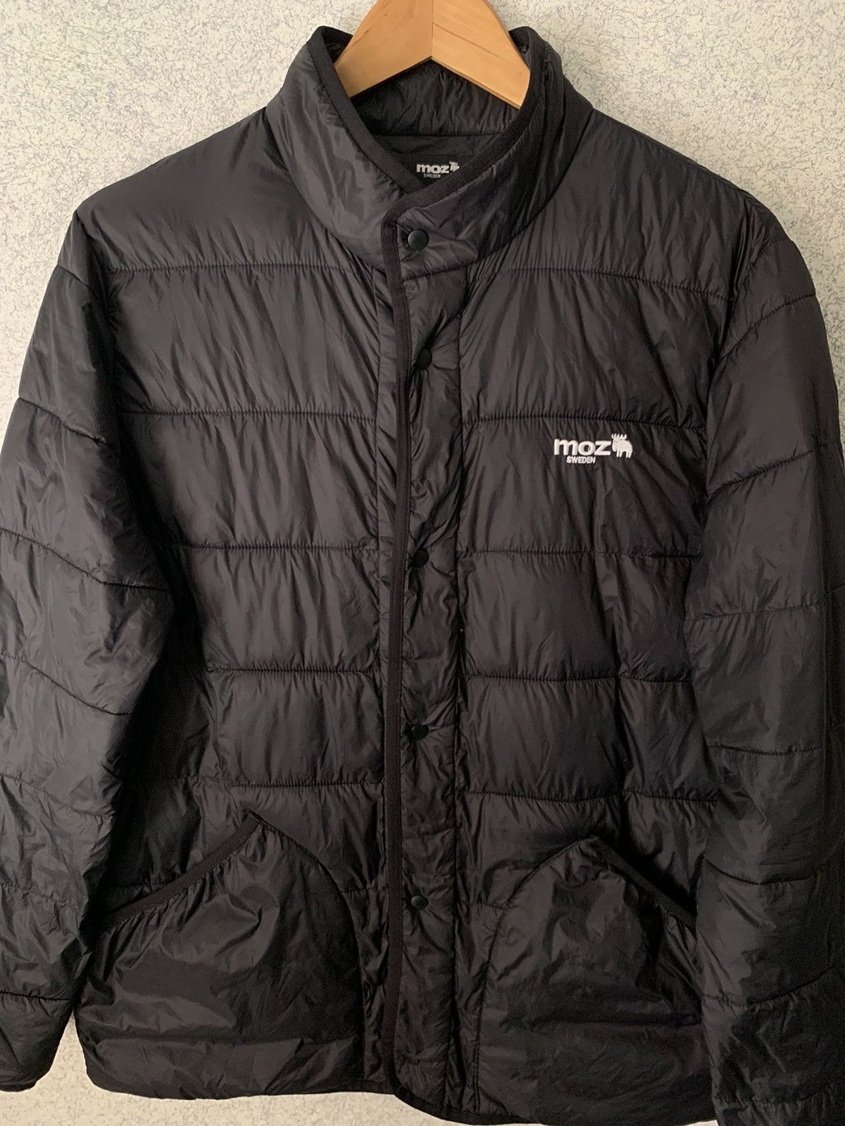 Designer × Japanese Brand MOZ SWEEDEN PUFFER JACKET ALL BLACK Size US L / EU 52-54 / 3 - 8 Thumbnail
