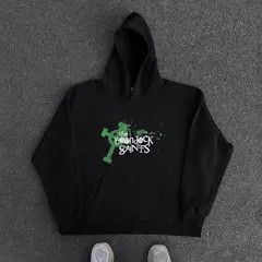 Japanese Brand Hip Hop Diablo Style Butterfly Print L Hooded Sweatshirt Size US L / EU 52-54 / 3 - 6 Thumbnail